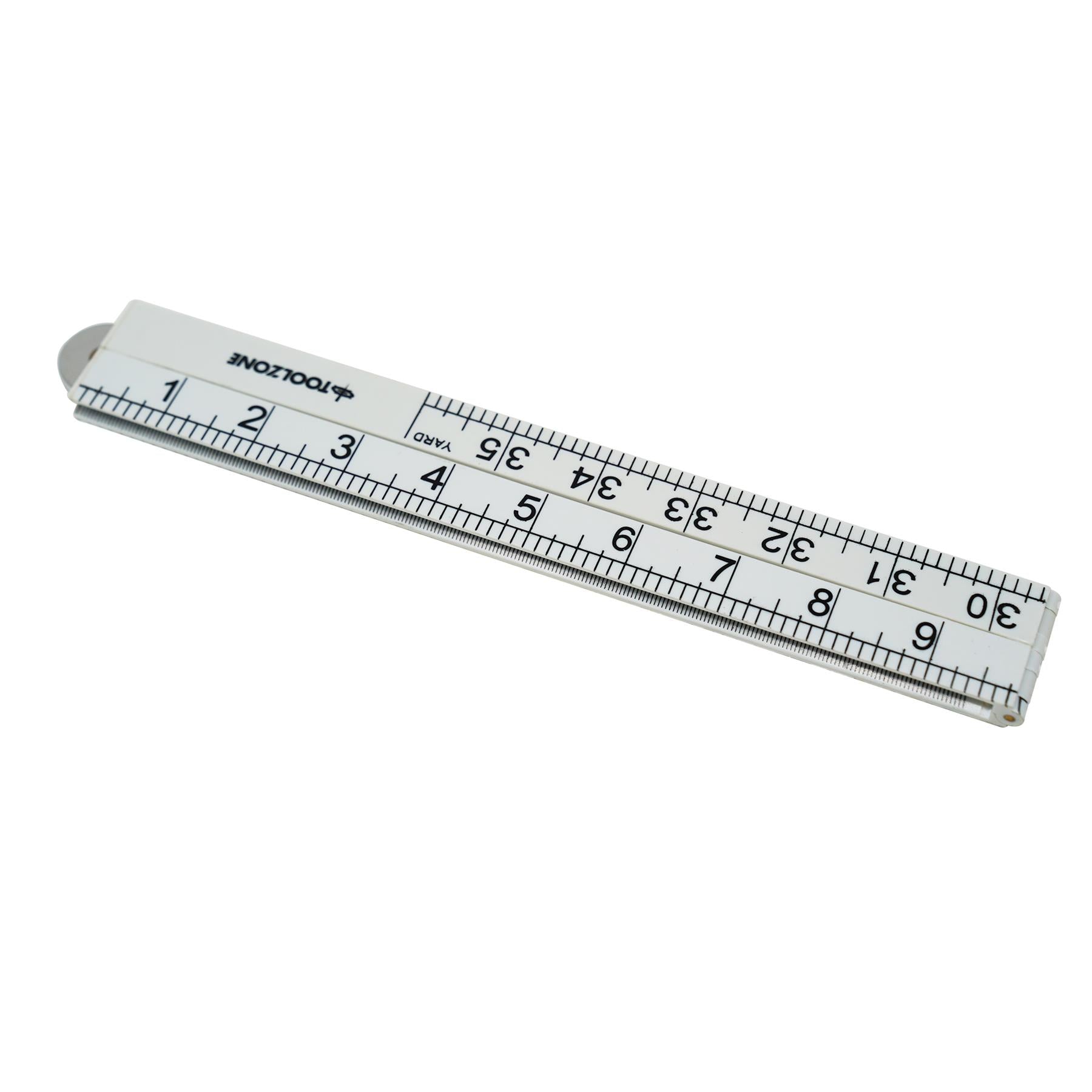 1m Folding Ruler Plastic Rule Measure 3ft Yellow 1000mm