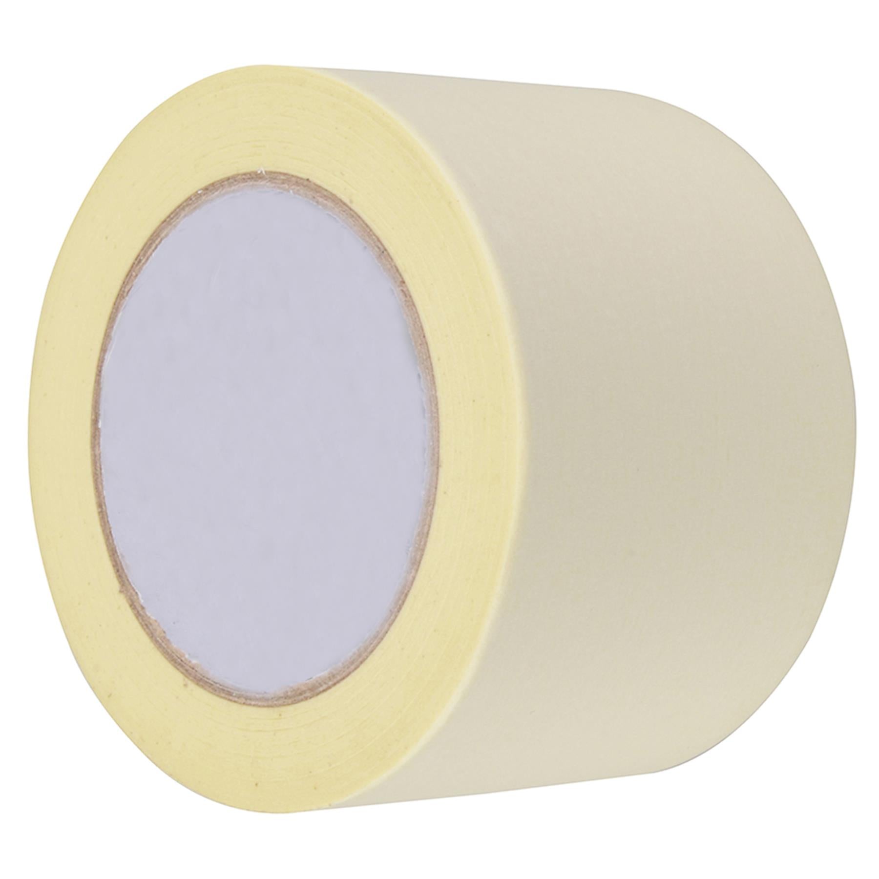 Masking Tape General 75mm x 50m DIY Painter Decorating Easy Tear White 3PCS By Dapetz