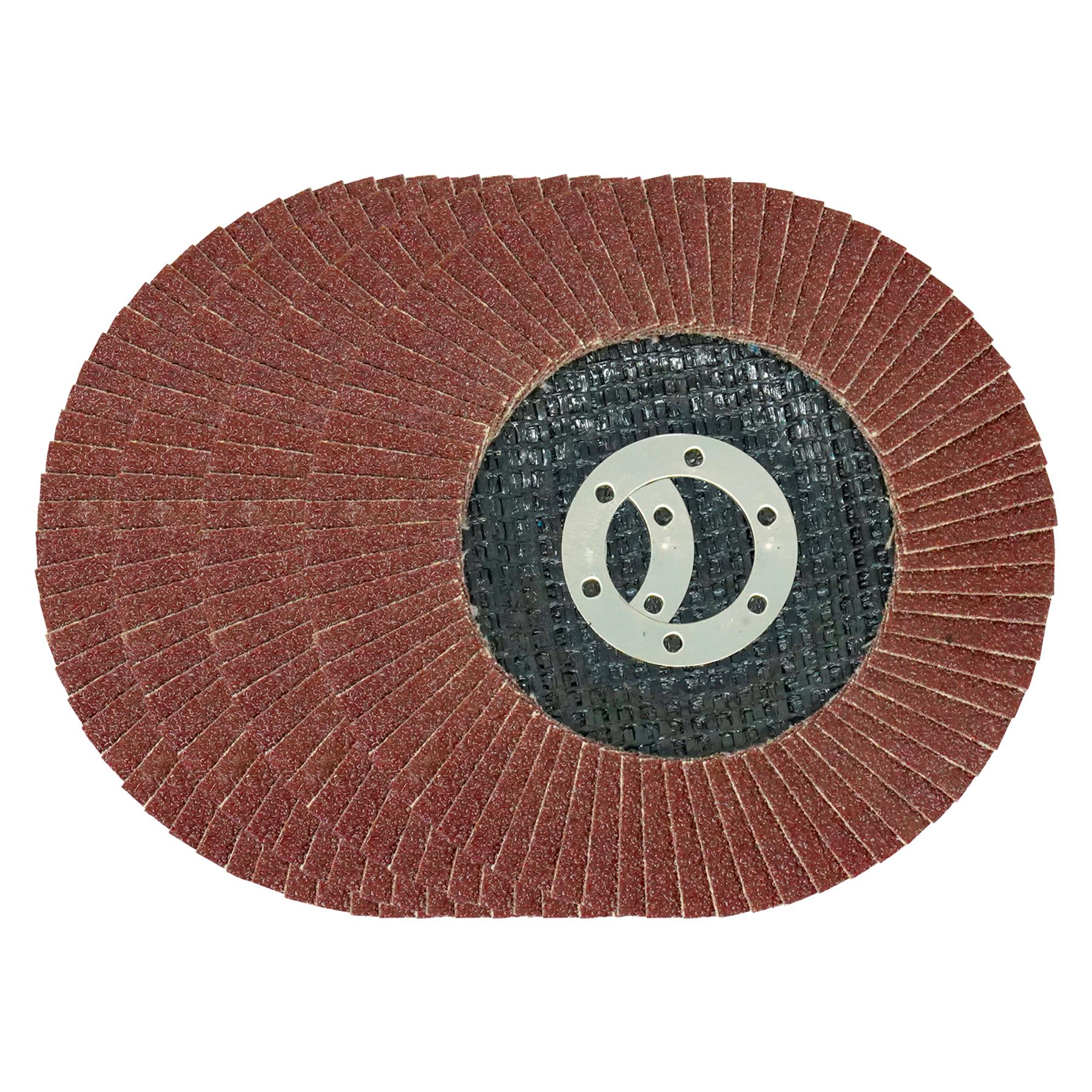 4x Flap Discs 115mm Sanding 40/60/80/120 Grit Grinding Wheels Discs 4.5" Aluminium Oxide Angle Wheel For Bosch By Dapetz