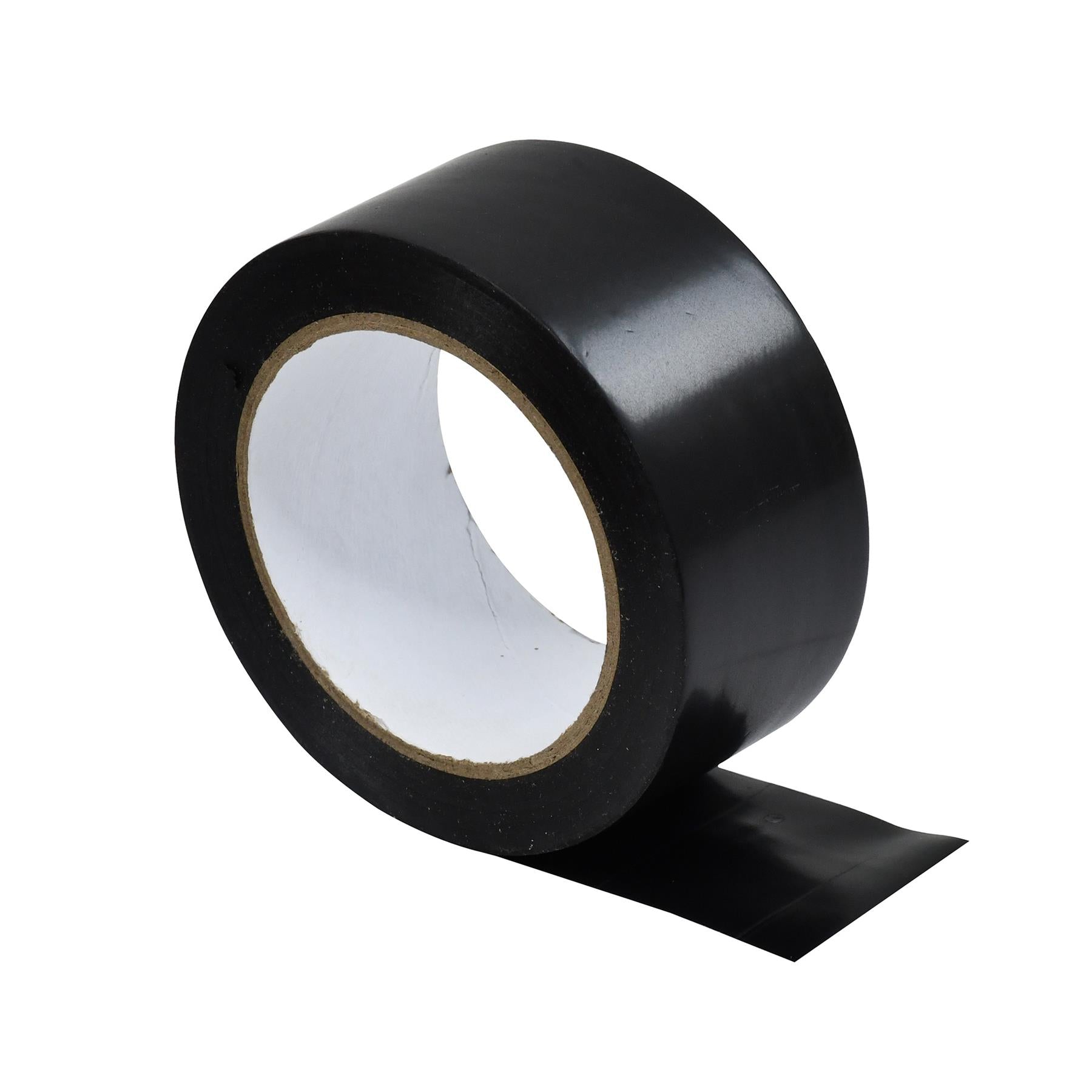 10PCS Wide Black PVC Electrical Tape 50mm x 33m Insulation Flame Retardant Long By Dapetz