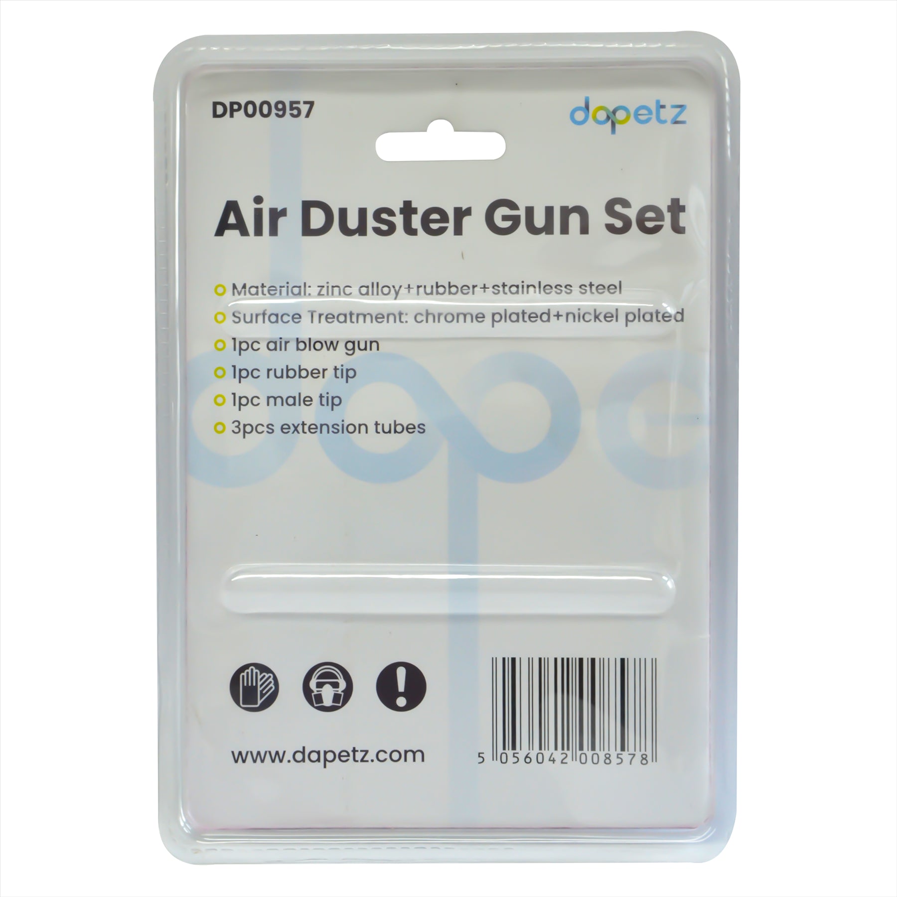6Pc Air Duster Gun For Air Compressor Compressed Air Blow Gun Air Nozzle Blower