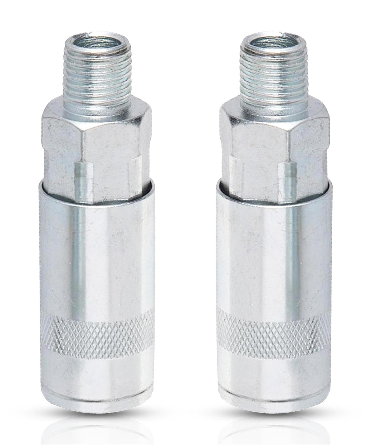 Compressor Euro 6mm 1/4" BSP Air Line Quick Coupler Fitting 2Pk Fittings Male