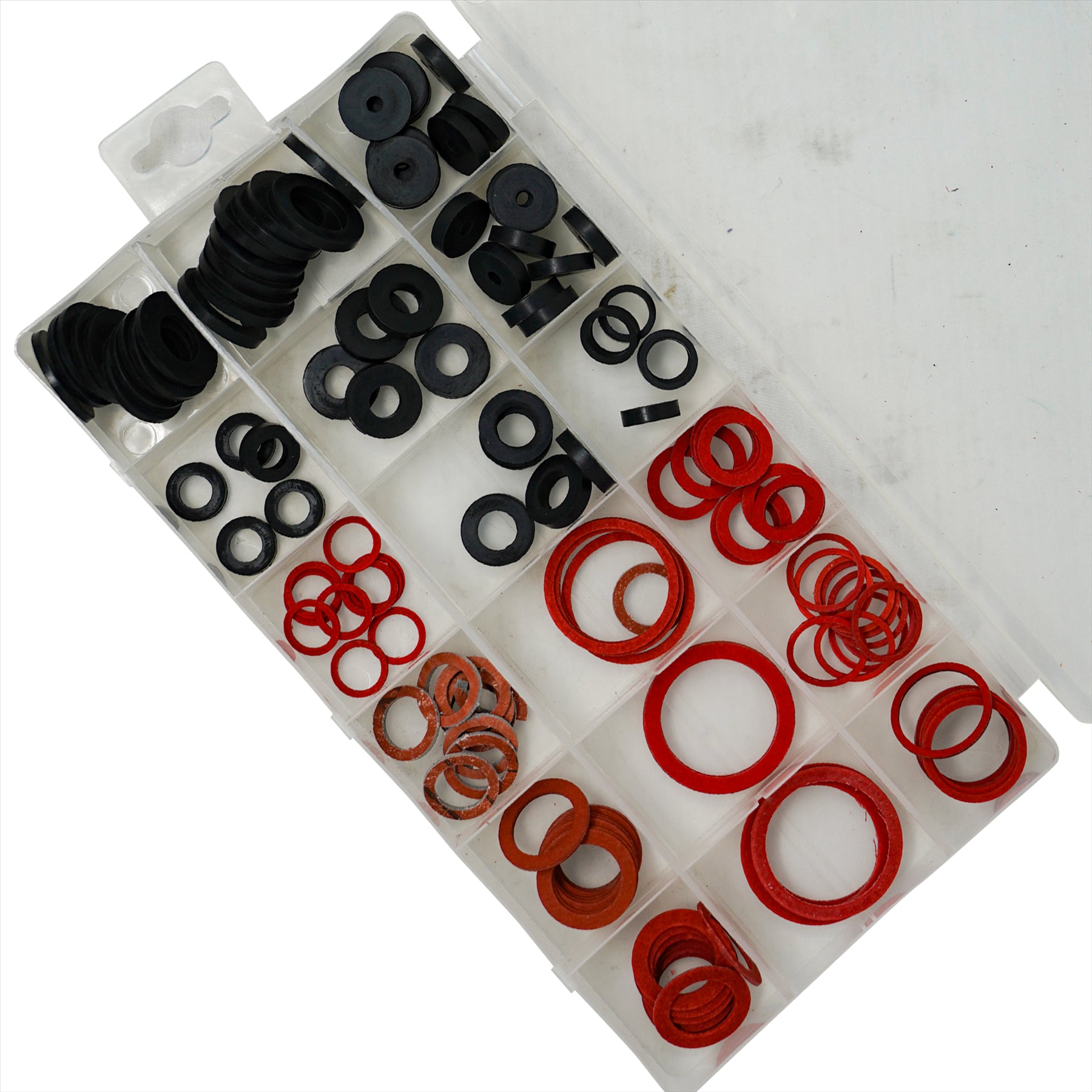 Assortment Box Of Plumbers Washers 141PCs Set Tap Sealing Shower Hose Rubber Washer By Dapetz
