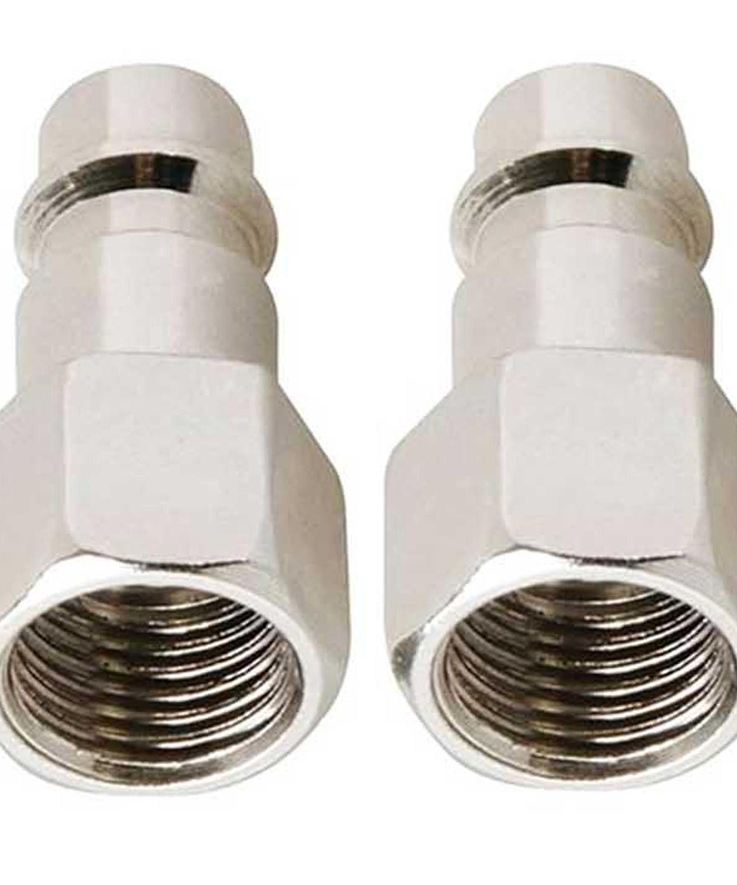 Euro Air Line Hose Quick Connector Bayonet Coupler Set 5 Pc - Durable Pneumatic Air Tool Couplers for Air Compressor Hoses By Dapetz