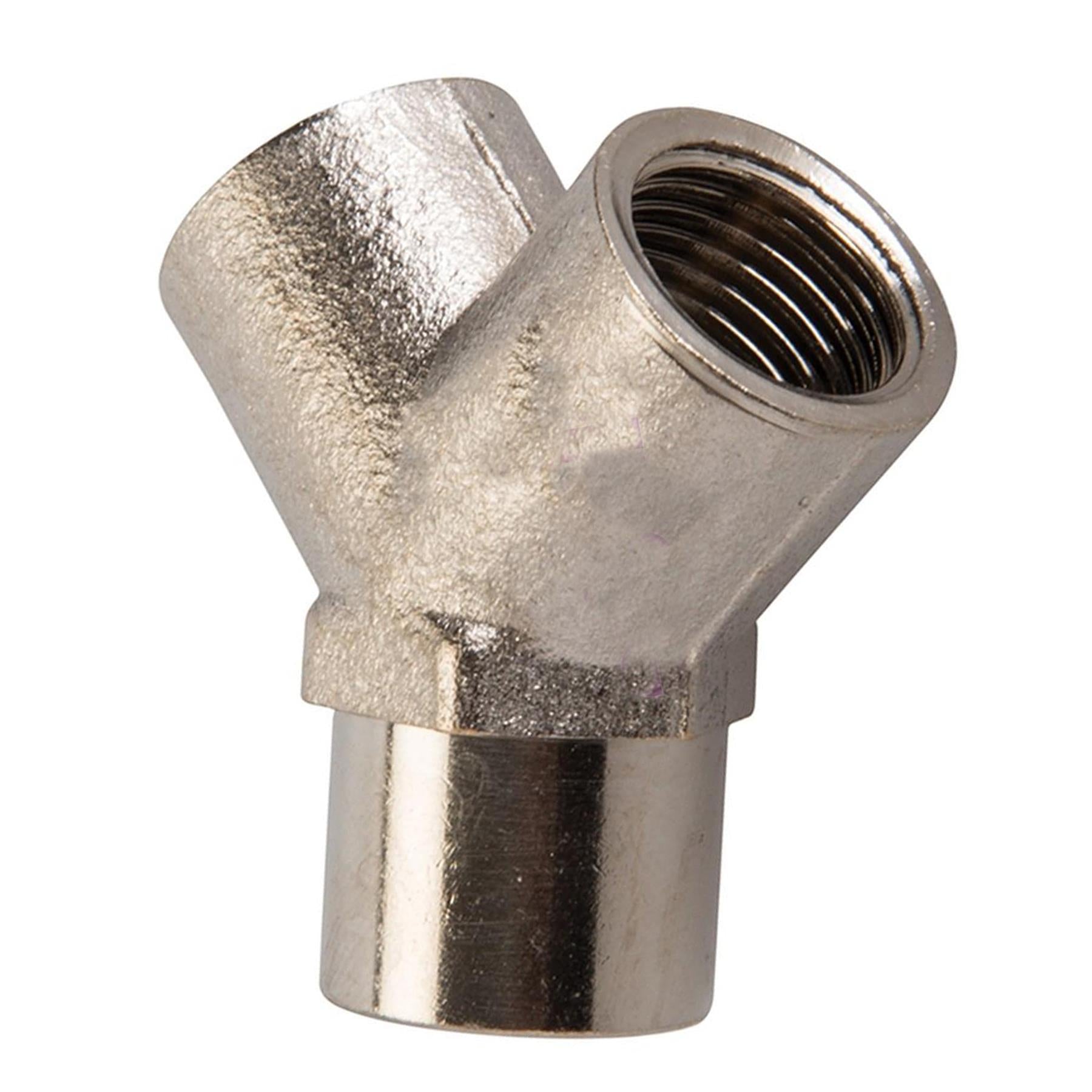 Air Line 3 Way Y Connector Splitter 1/4" BSP Hose Airline Joint Fitting