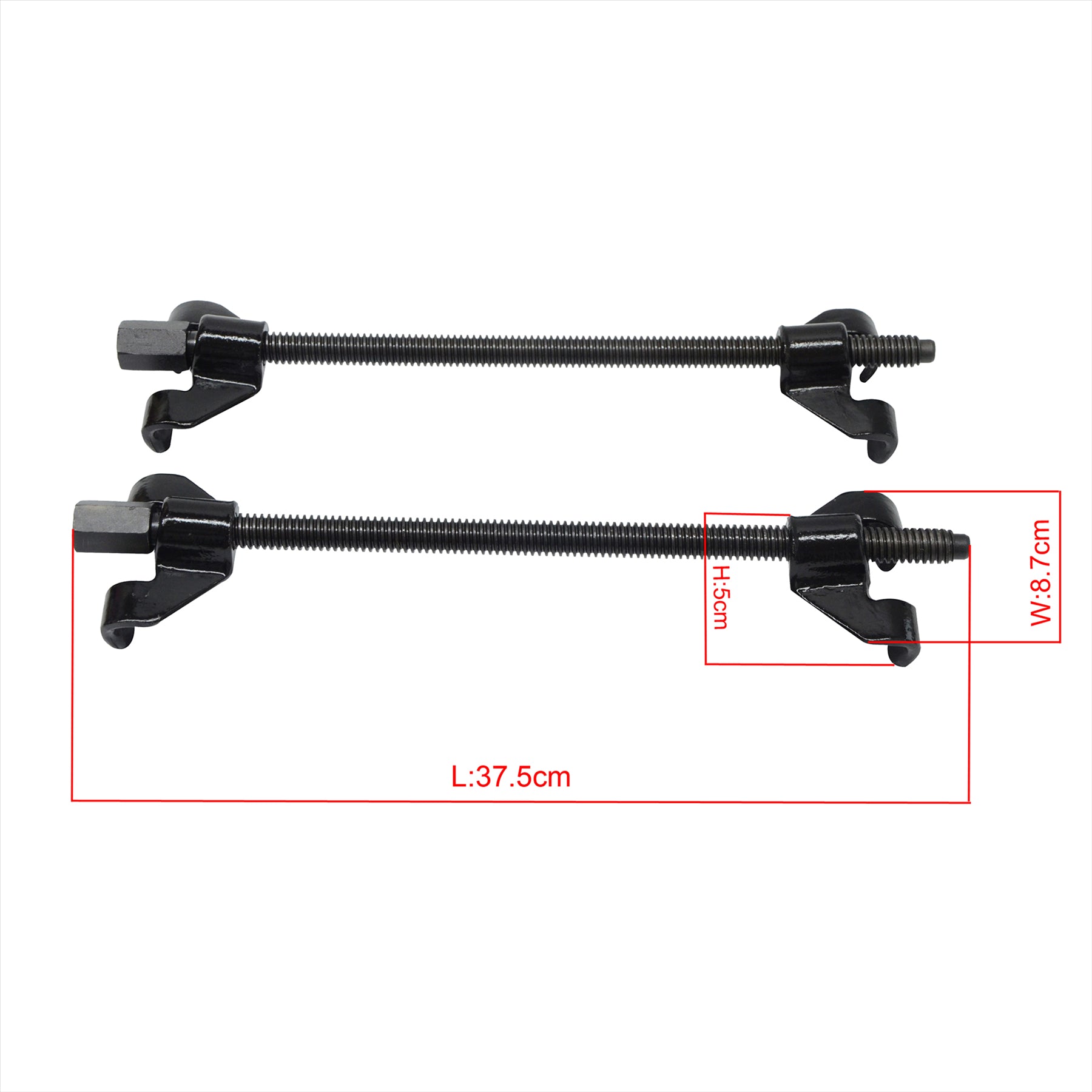 (Pack of 2) Car Coil Spring Compressor Clamps Max Opening 370mm | Heavy Duty Garage Tool by Dapetz