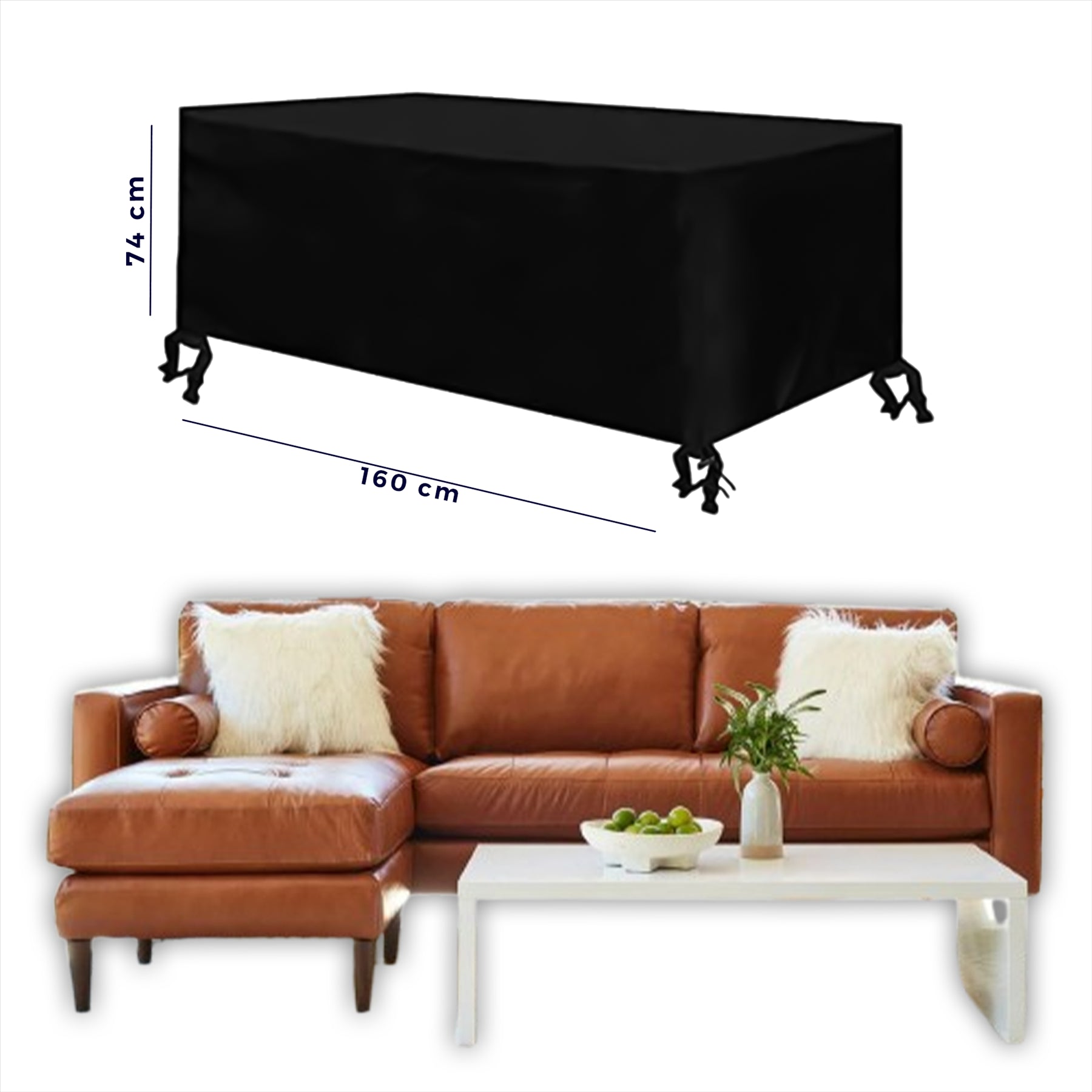 Waterproof Patio Heavy Duty Rectangle 420D Polyester Table By Dapetz