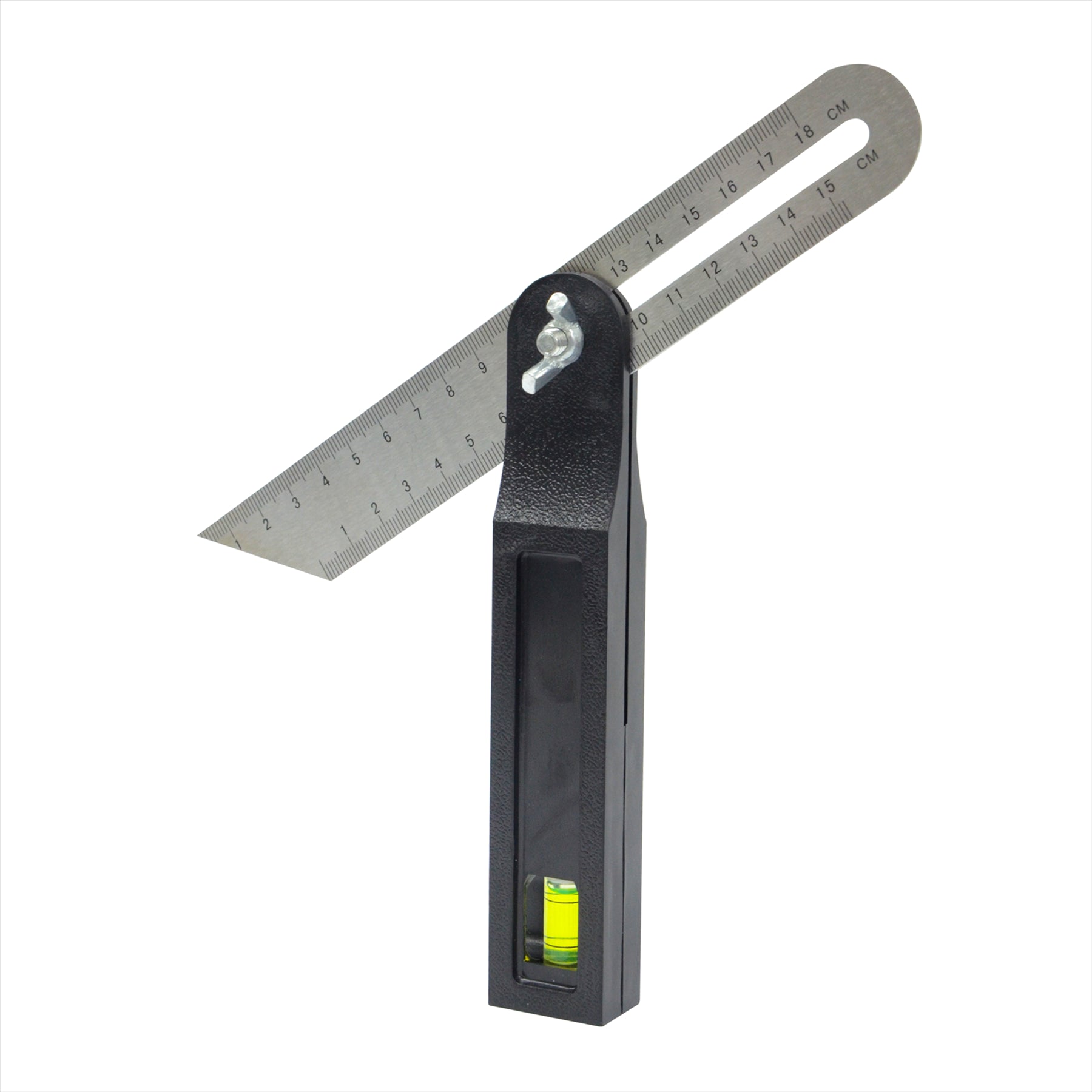 Adjustable Bevel Level Sliding Carpenter's Gauge Angle Finder Wood Marking Tool by Dapetz