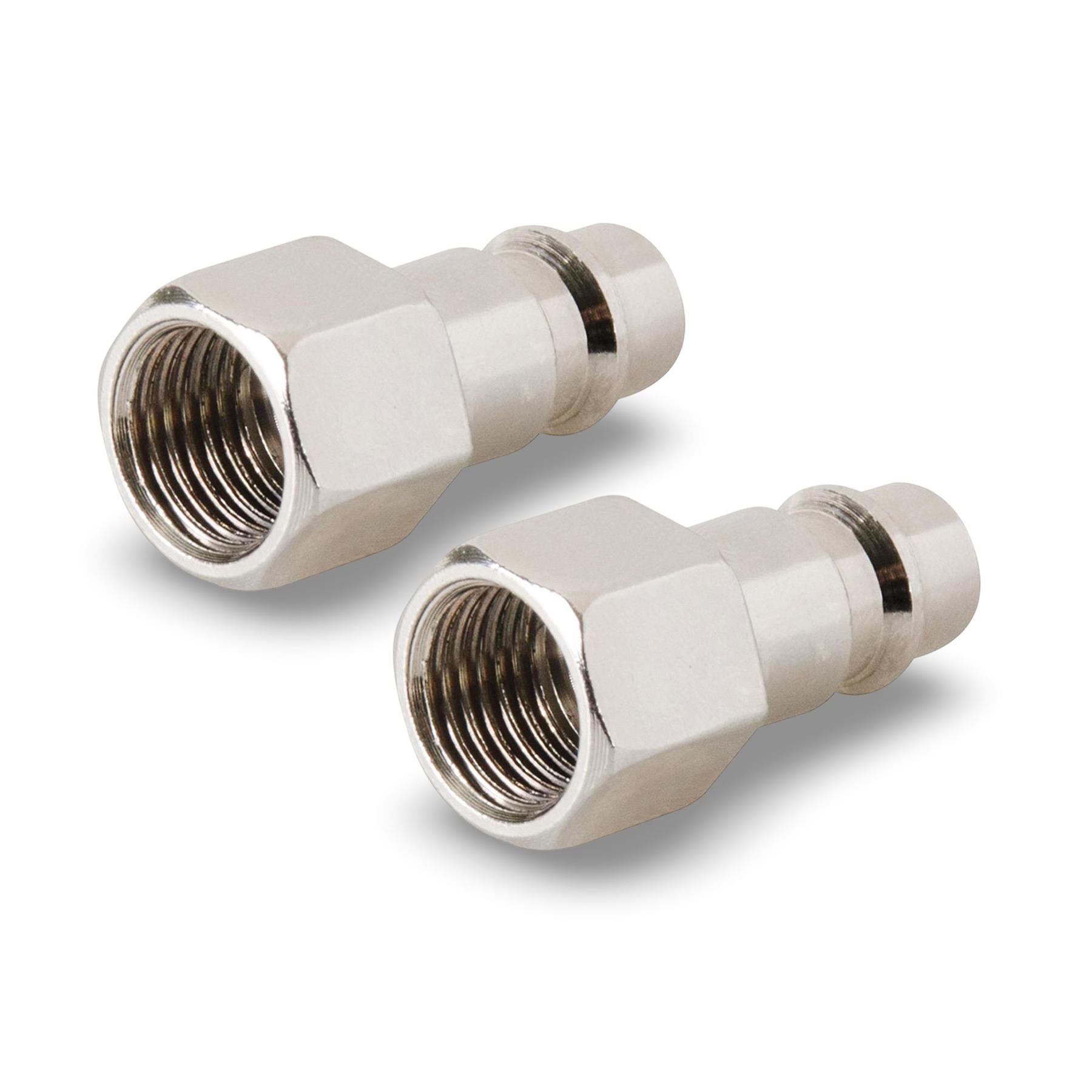 Euro Airline Hose Fitting Connector 1/4" BSP Quick Release Female Thread 2PC