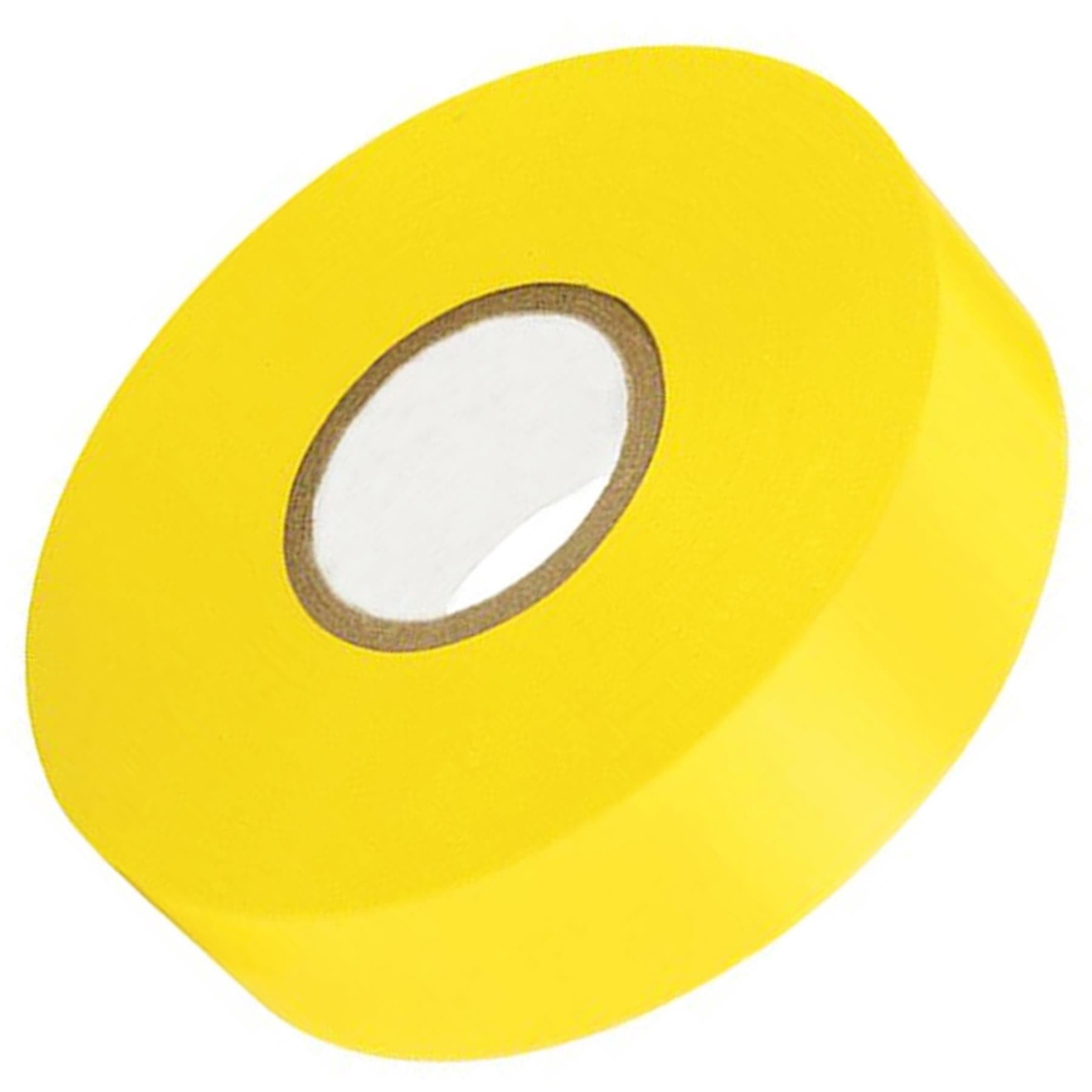 (Pack of 2) Electrical Pvc Insulation Insulating Tape 22m Flame Retardant Rolls Yellow 19mm X 33m by Daptez