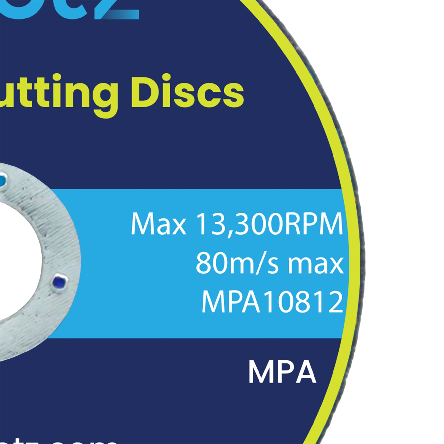 (Pack of 100) Ultra-Thin Metal Cutting / Slitting Discs 115mm for Angle Grinder | 1/2" by Dapetz