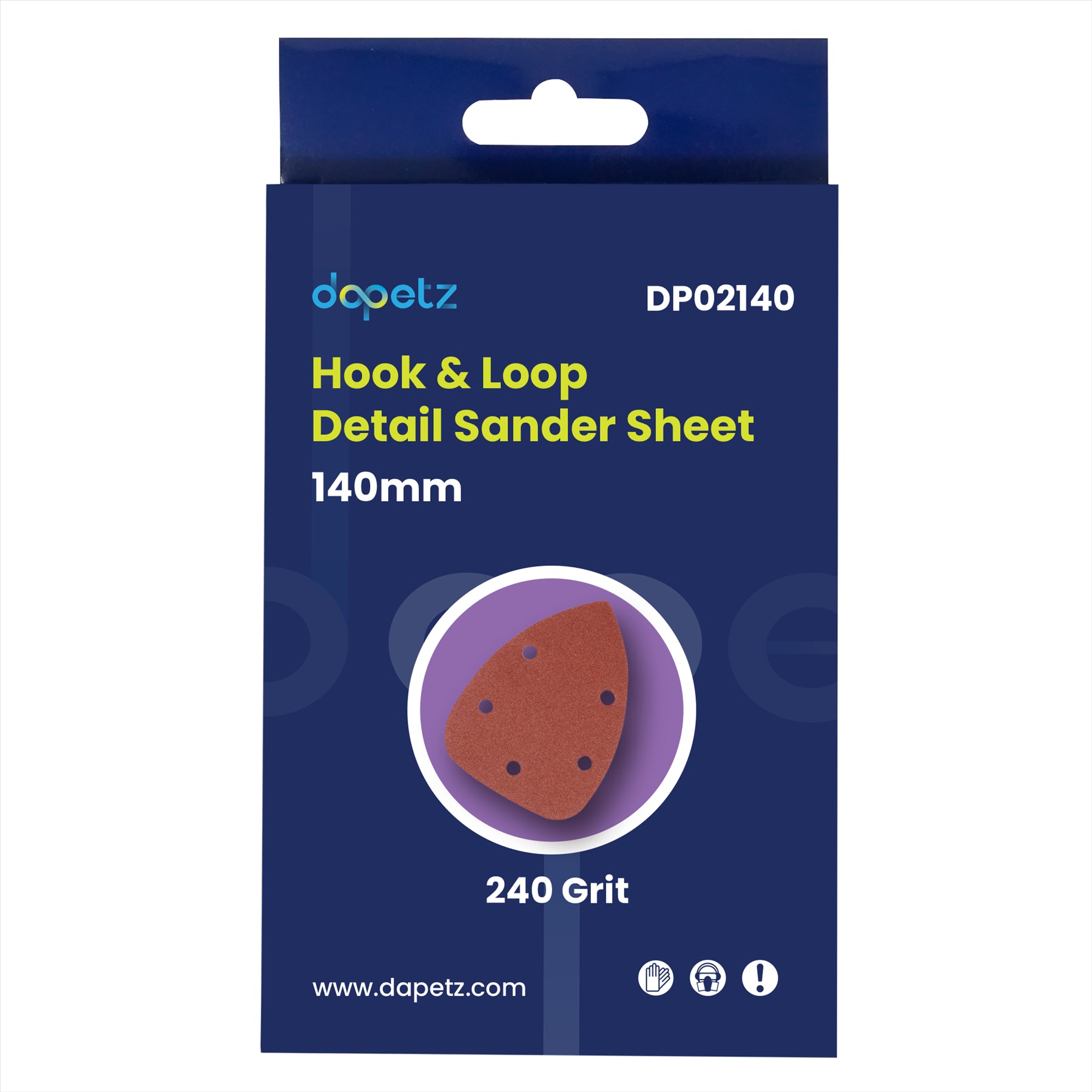 Mouse Sanding Sheets 24Mouse Sanding Sheets 240 Grit Hook & Loop Sander Pads 5-Holes Sand Paper 40PCS By Dapetz