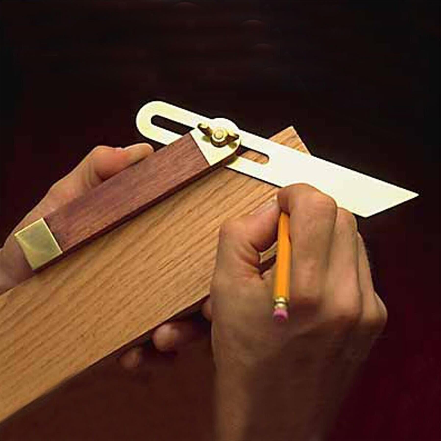 230mm Adjustable Bevel Sliding Gauge Angle Finder Carpenter Wood Marking Tool 9" By Dapetz