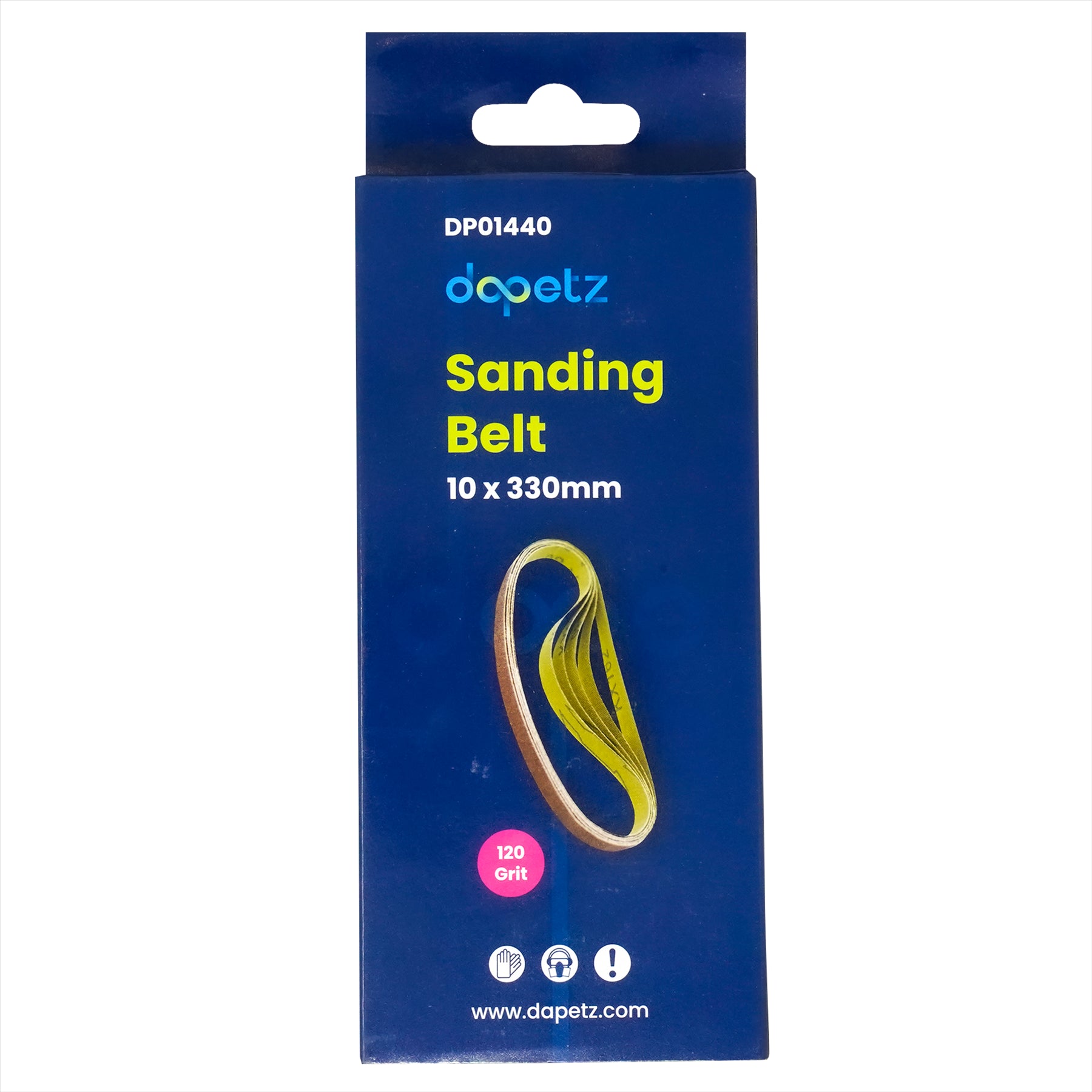 50Pcs Sanding Belts 330 x 10mm Aluminium Oxide 120 Grit For Bosch Makita Sander By Dapetz