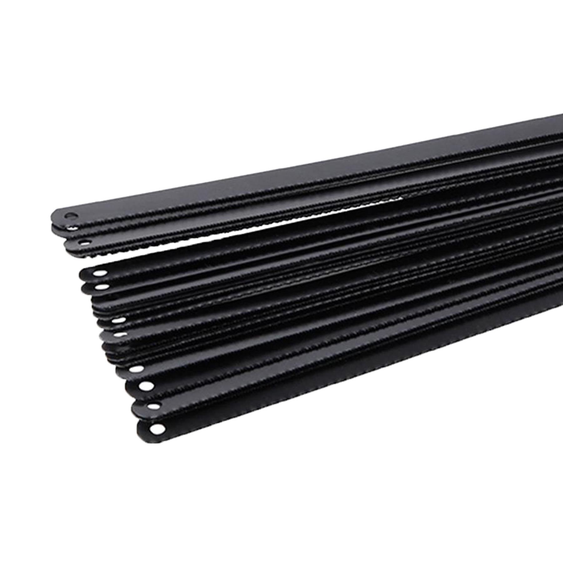 12PCS Hacksaw Blades 300mm 12" Heavy Duty Shatter Proof Bi-Metal 24 TPI By Dapetz