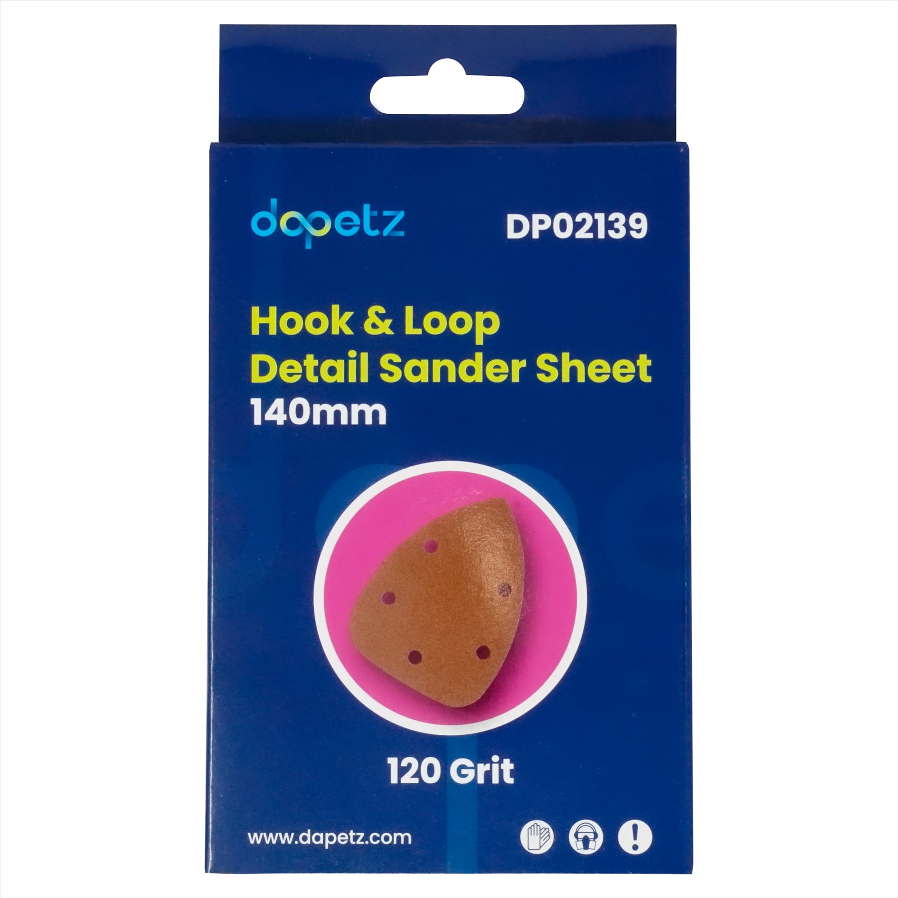 Mouse Sanding Sheets 120 Grit Hook & Loop Sander Pads 5-Holes Sand Paper 40PCS By Dapetz