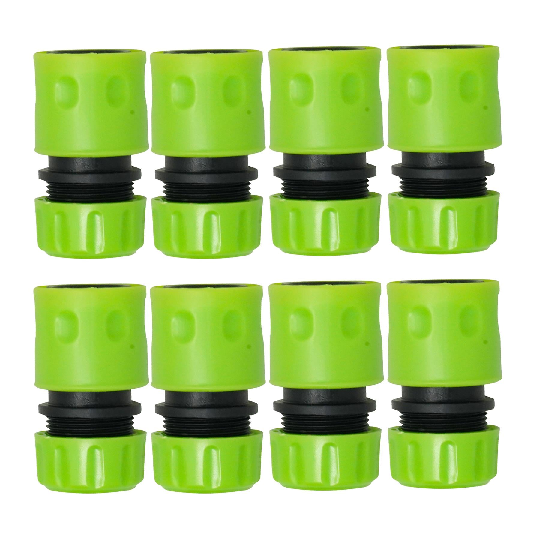 (4PCS)Double Male Hose Connectors & (8PCS) End Quick Connectors for Hose Pipe Fitting, By Dapetz