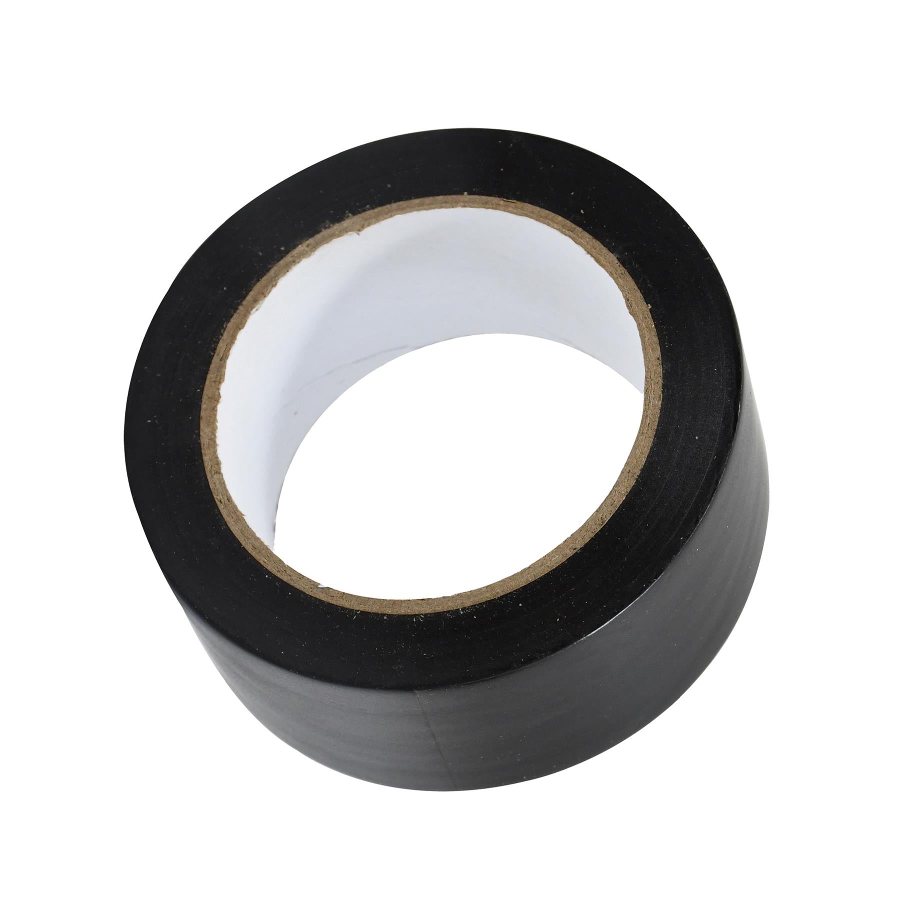 10PCS Wide Black PVC Electrical Tape 50mm x 33m Insulation Flame Retardant Long By Dapetz