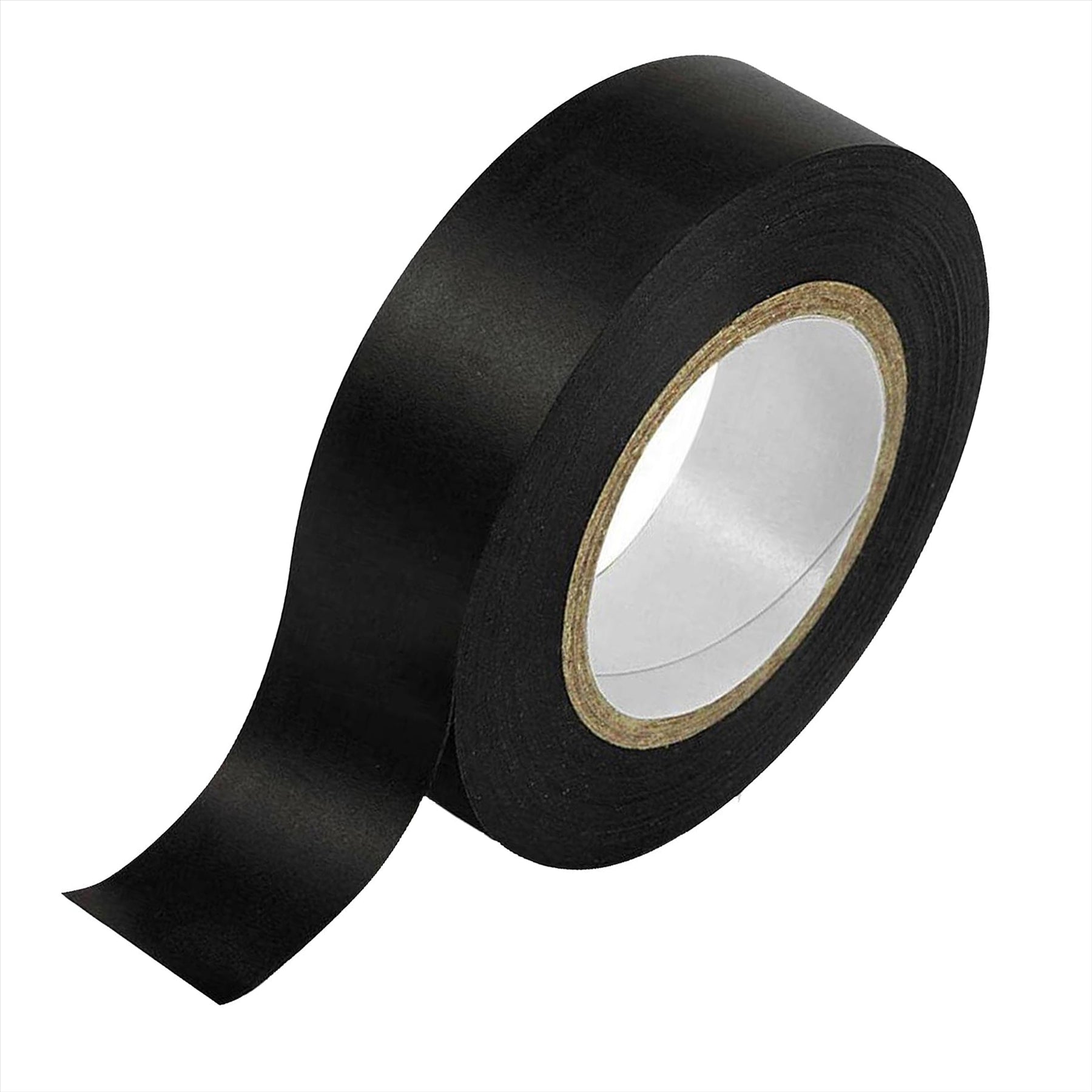 Black Electrical Insulation Tape 19mm x 22M | PVC Flame Retardant (Pack of 20) By Dapetz