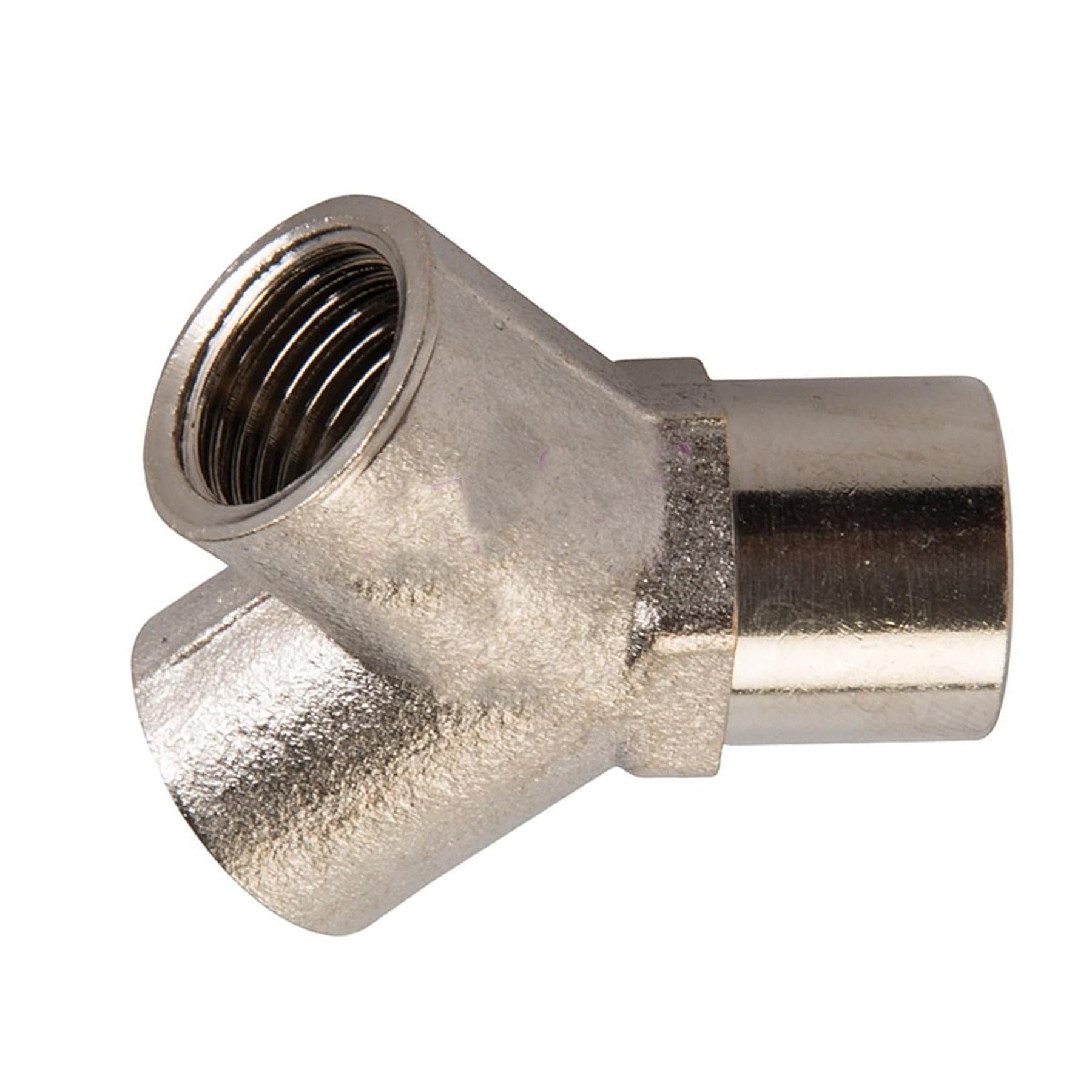 Air Line 3 Way Y Connector Splitter 1/4" BSP Hose Airline Joint Fitting