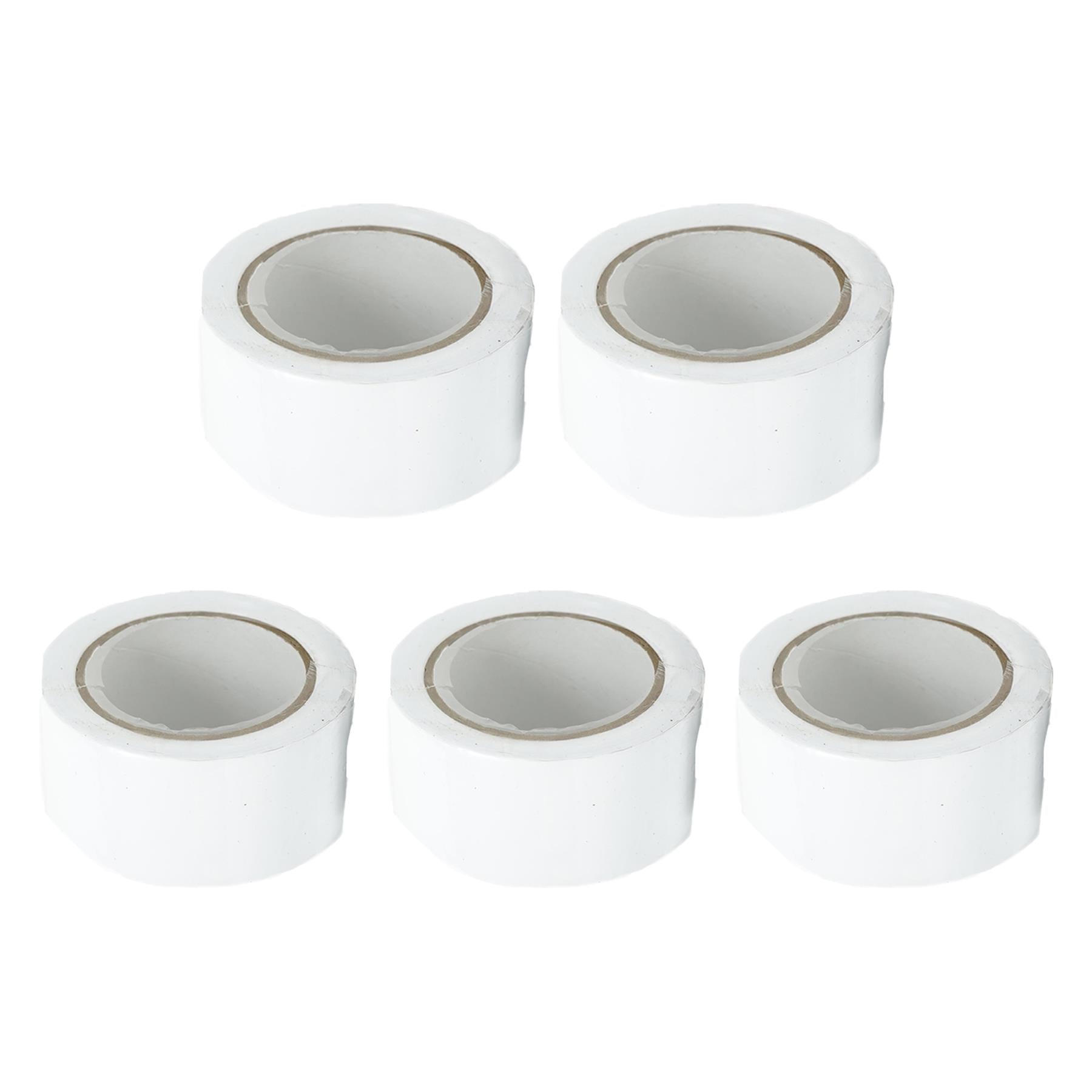5 x High Quality PVC Electrical Insulation Tape (2 Inch 50mm) White Wide Flame Retardent