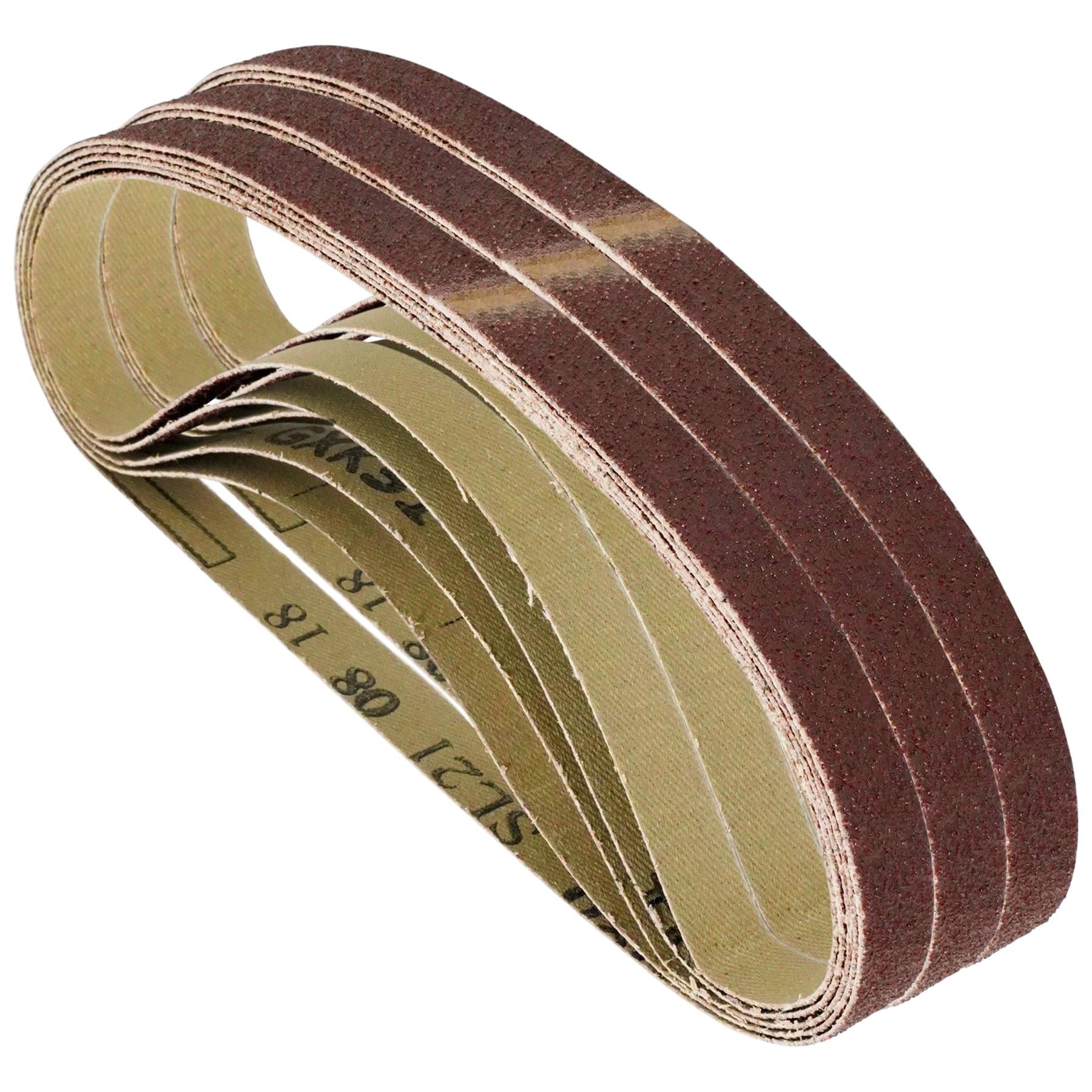 15Pcs Sanding Belts 13 x 457mm 80 Grit Aluminium Oxide For Bosch Makita Sander By Dapetz