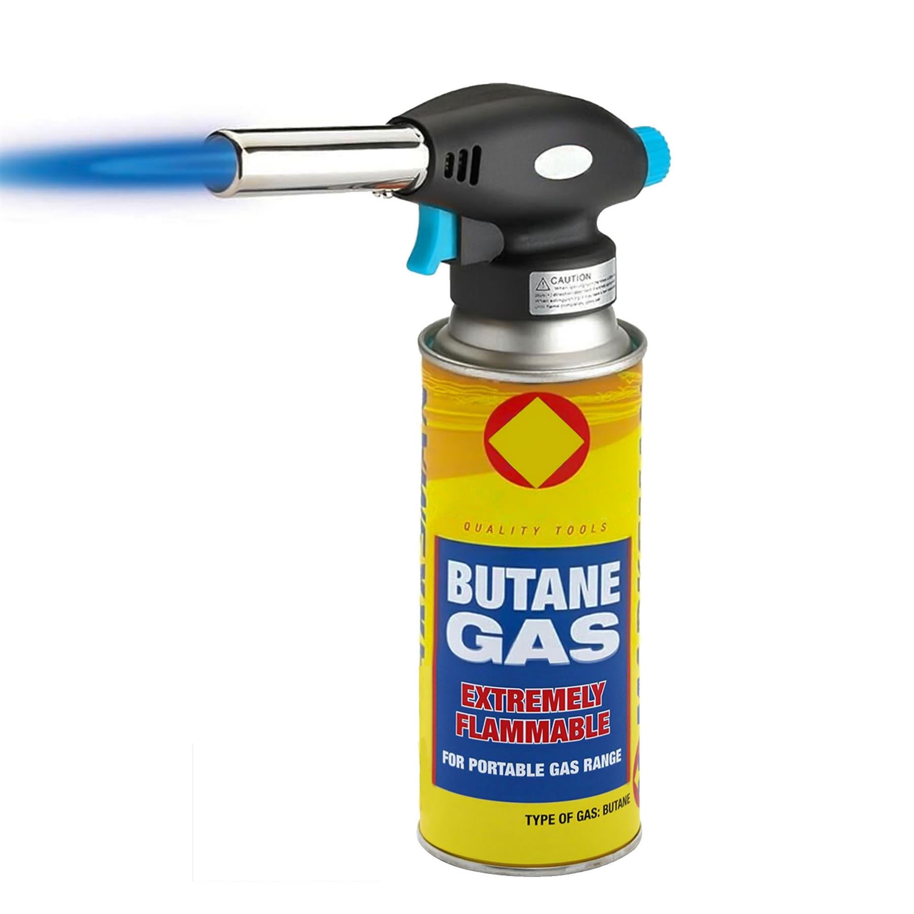 Blow Torch Butane Gas Auto Chef Creme Brulee Cooking Soldering Camping 1 Gas Can