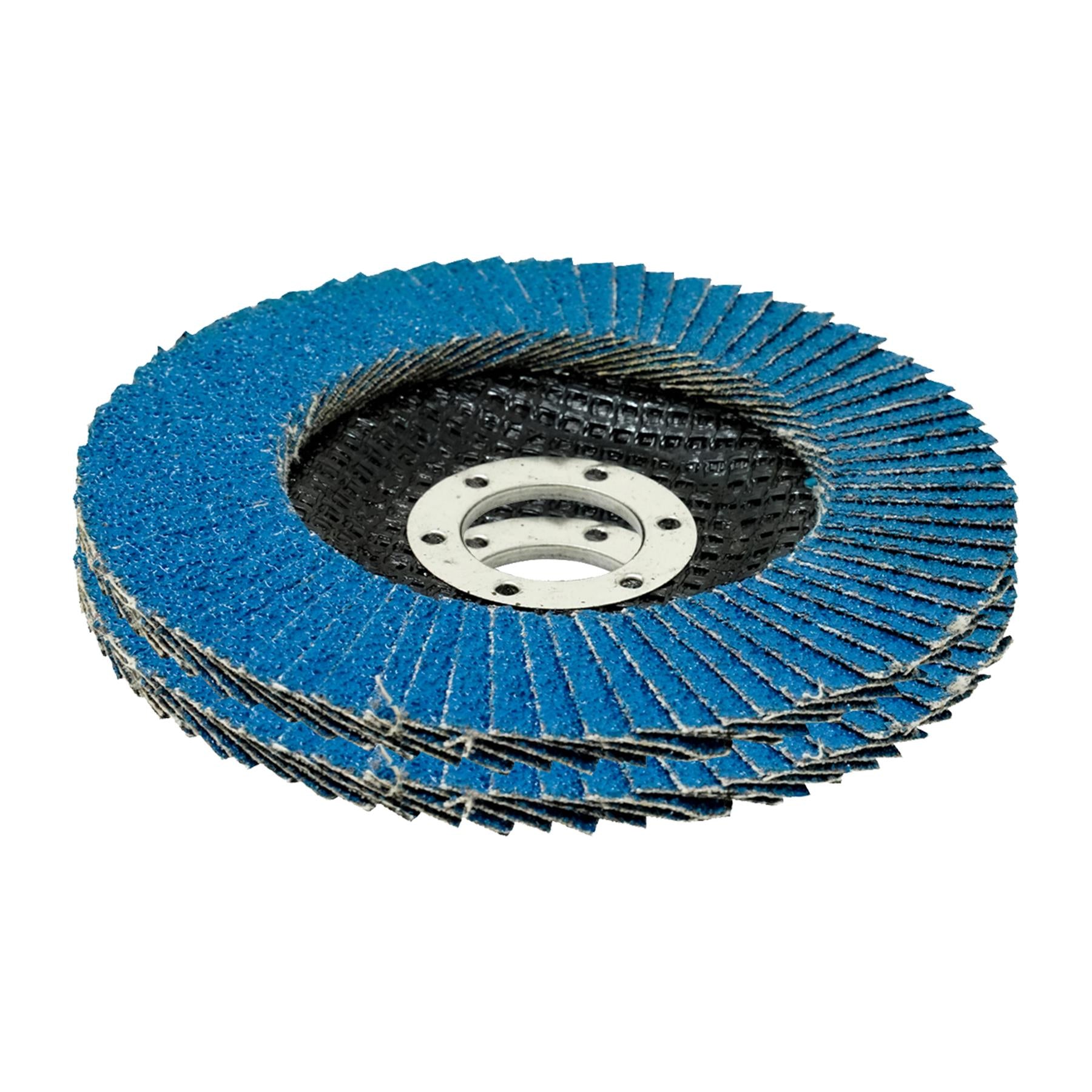 Flap Discs 115mm Sanding 10Pcs 120 Grit Grinding Wheel Disc 4.5" Zirconium Oxide By Dapetz