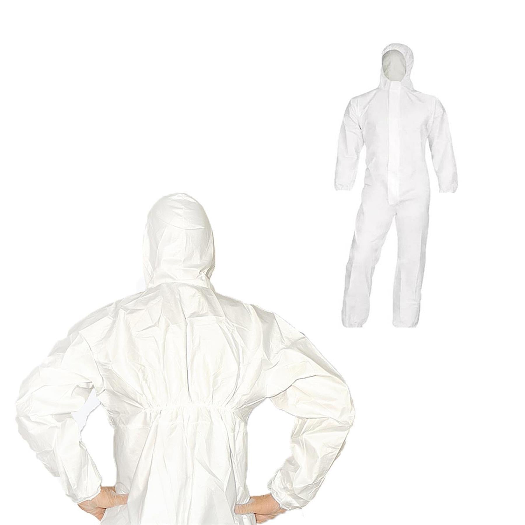 (Pack of 20) Microporous Breathable Coverall Suit with Zip XL – Premium Protection & Comfort by Dapetz