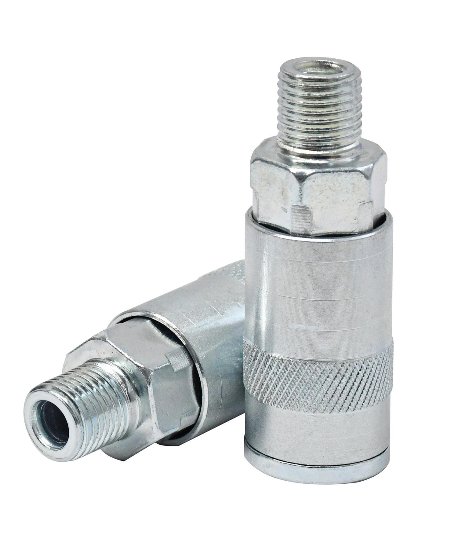 Compressor Euro 6mm 1/4" BSP Air Line Quick Coupler Fitting 2Pk Fittings Male