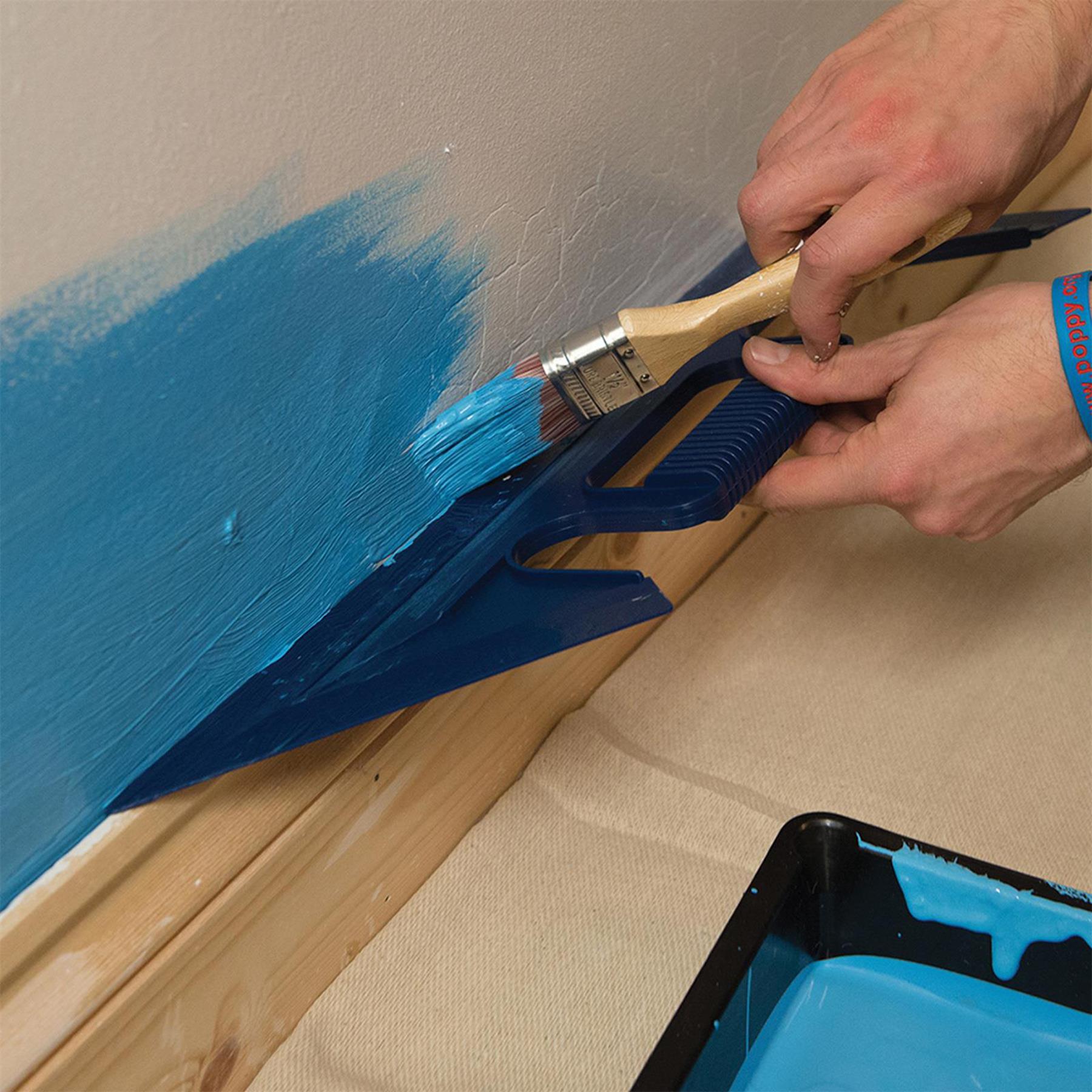 Paint Shield Straight 45 & 90 Edge Protects Skirting Glass Tile Wallpaper 450mm By Dapetz