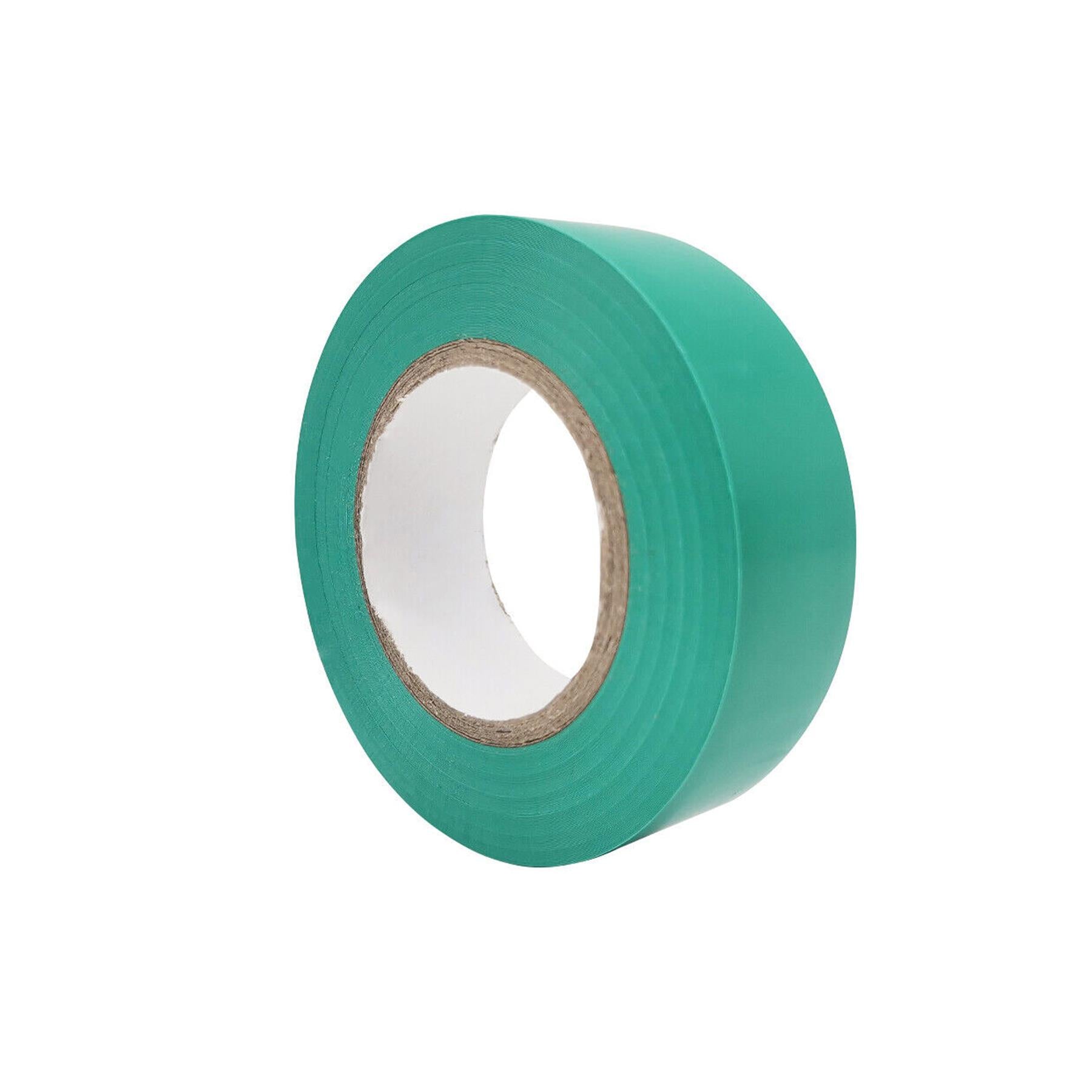 Electrical Pvc Insulation Insulating Tape 22m Flame Retardant Rolls Green 2 Rolls