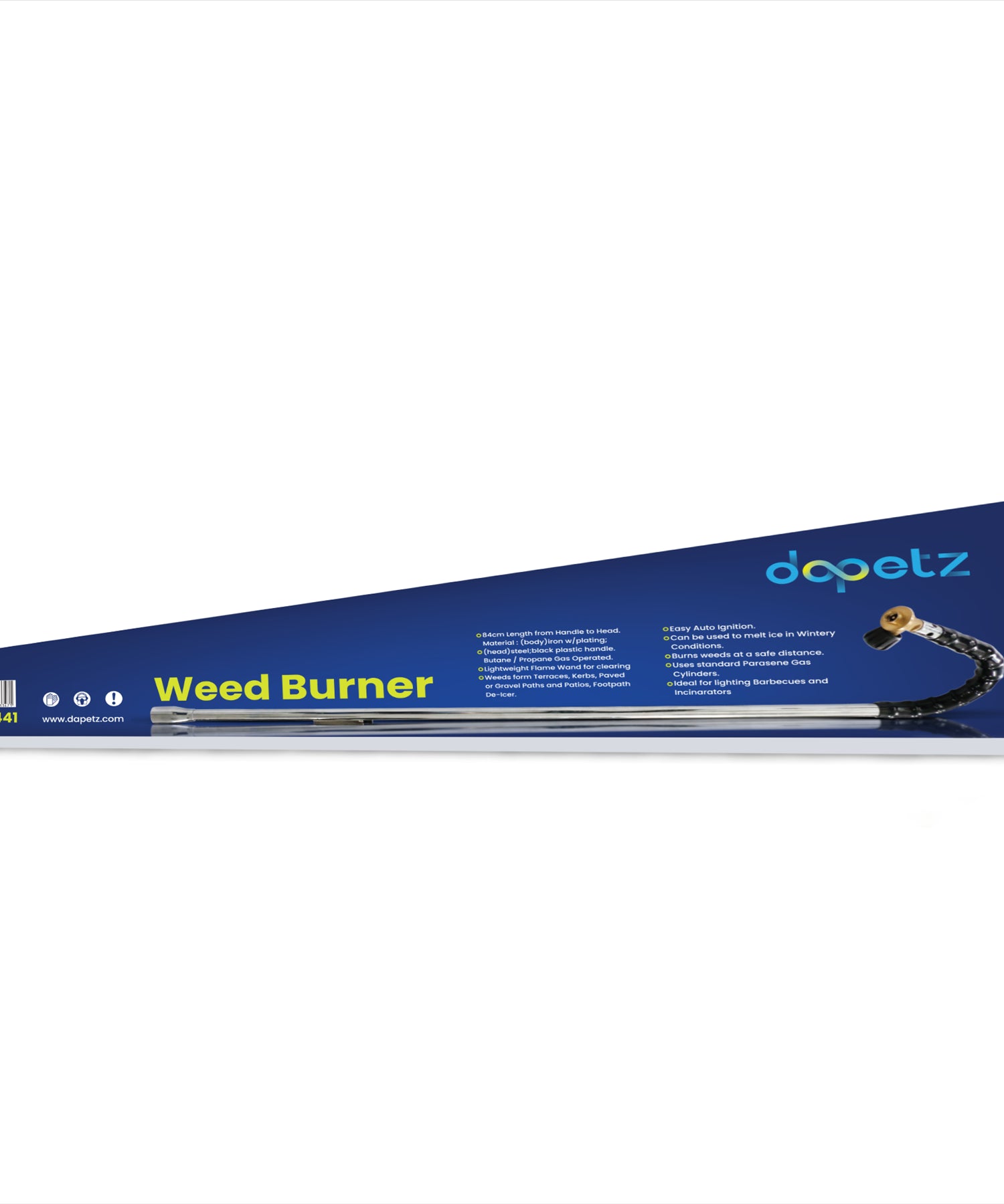 Weed Burner Killer Wand Butane Gas Blowtorch Garden Outdoor Moss With 2 Gas Can