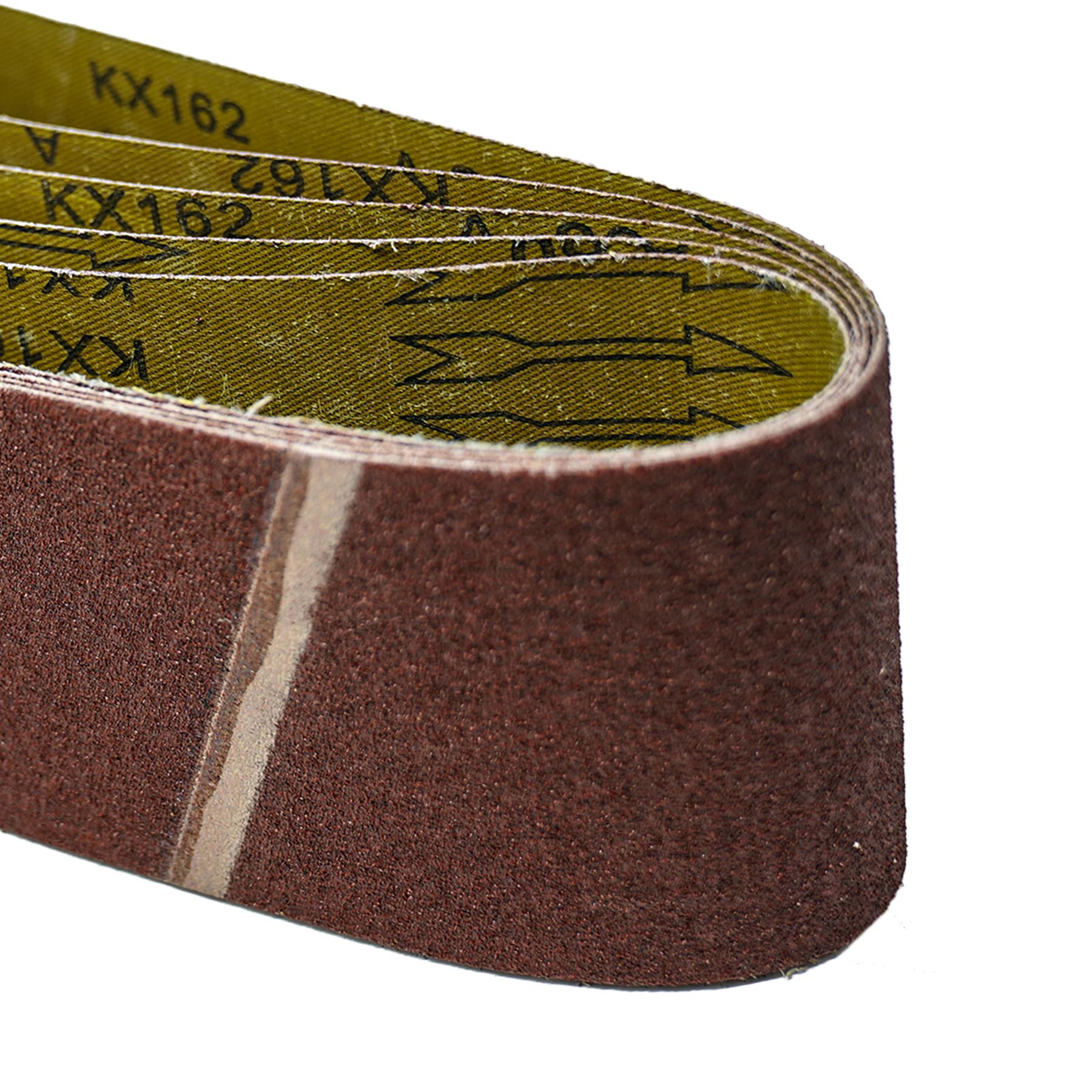 5 Pack Sanding Belts (80 Grit) Coarse 100 x 915mm Sander Sheets Sanding Belts, By Dapetz