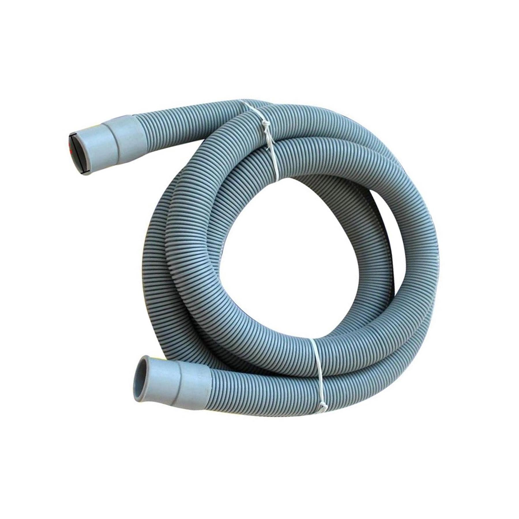 2M Drain Waste Hose Extension Pipe Kit | Washing Machine & Dishwasher Hose Feed Pipe by Dapetz