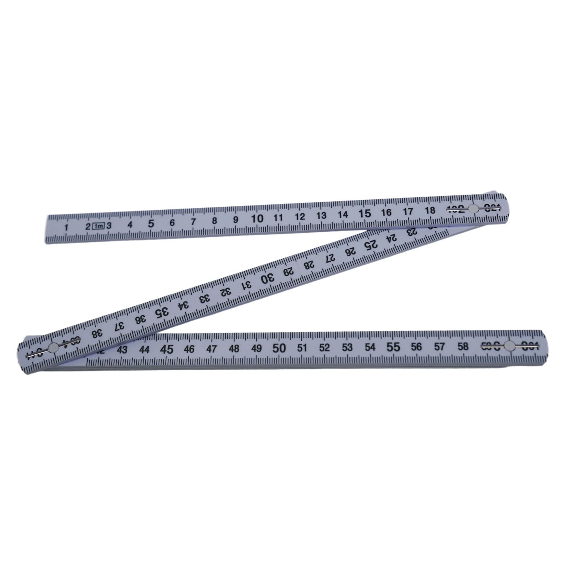 1m Folding Ruler Plastic Rule Measure 3ft Yellow 1000mm