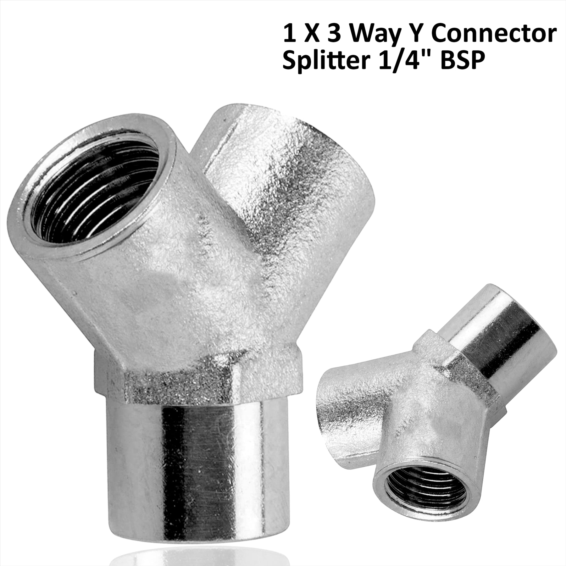 Vertex Airline 3 Way Y Connector Quick Release Fittings For Compressor Air Hose