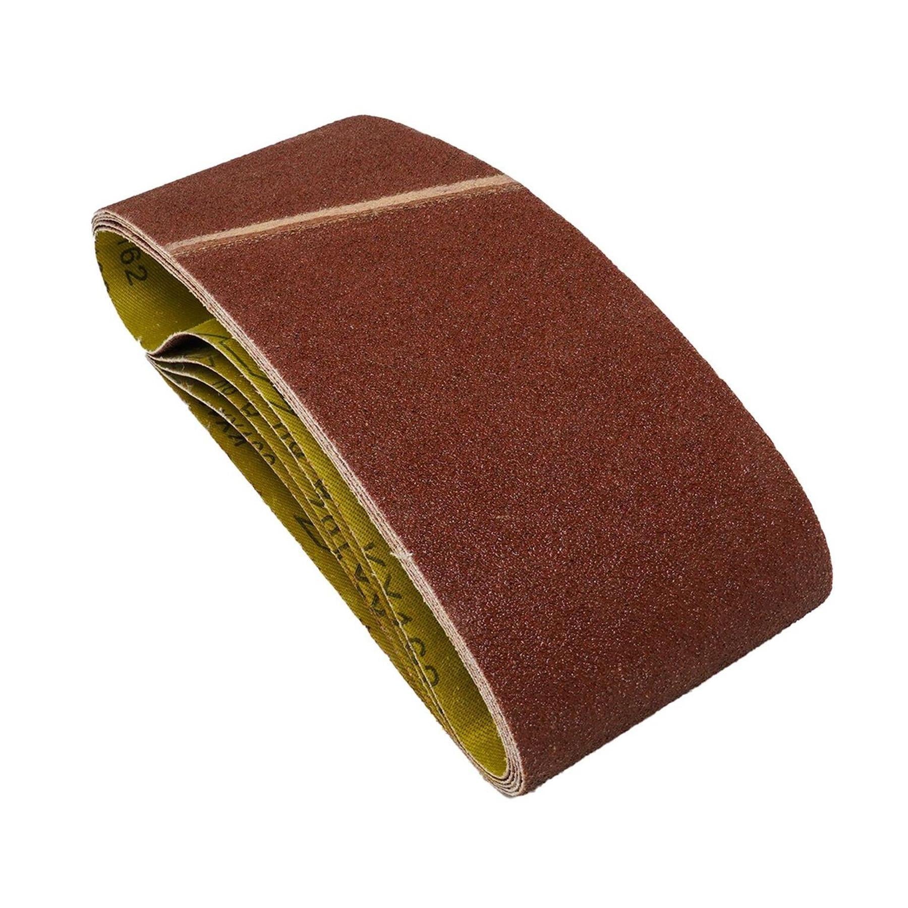 Sanding Belts 5Pcs 65 x 410mm 40/60/80/120 Grit Very Coarse Sanding Belts By Dapetz