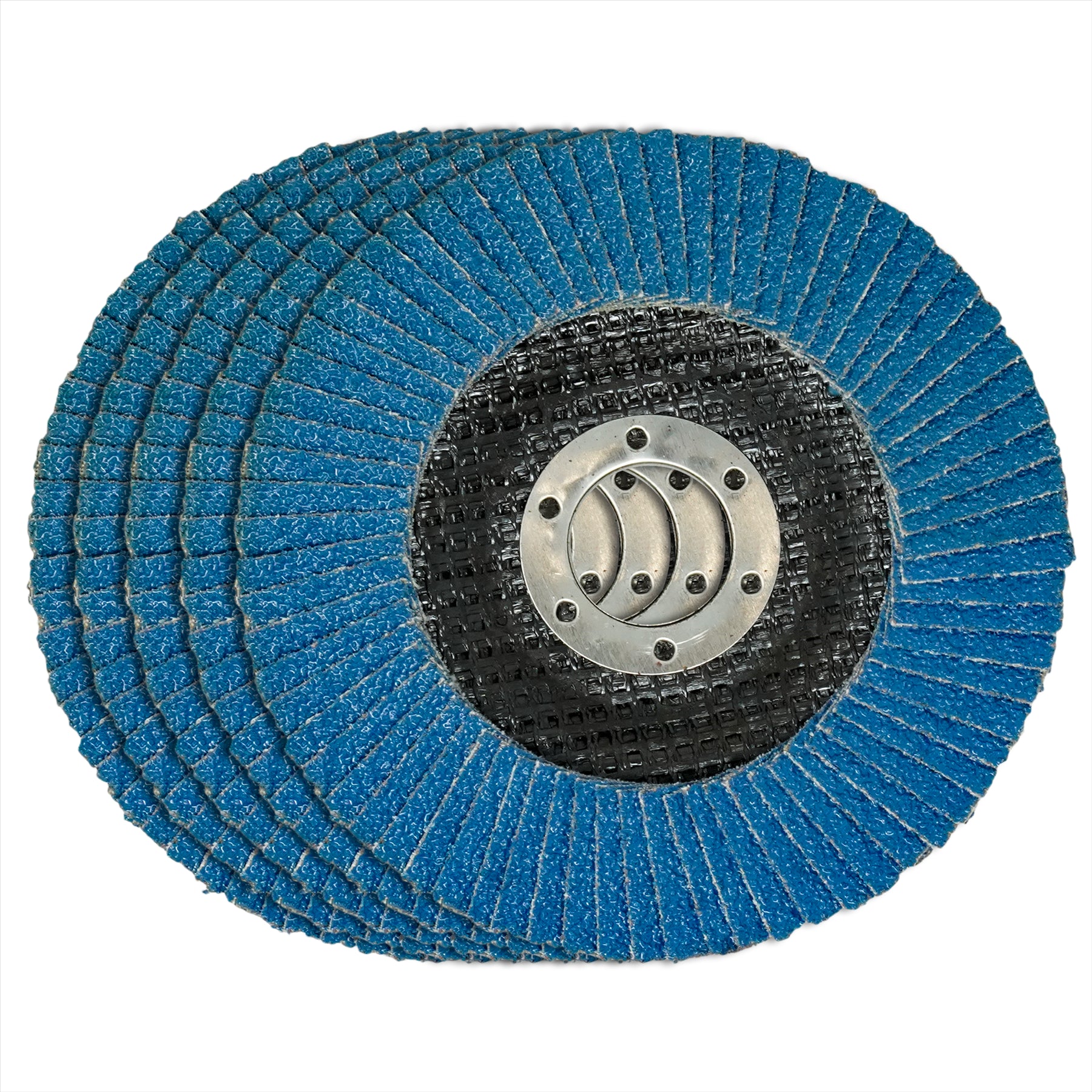 10 X Flap Grinding Sanding Discs 115mm 4.5" 40 60 80 Grit Angle Wheel Zirconium by Dapetz