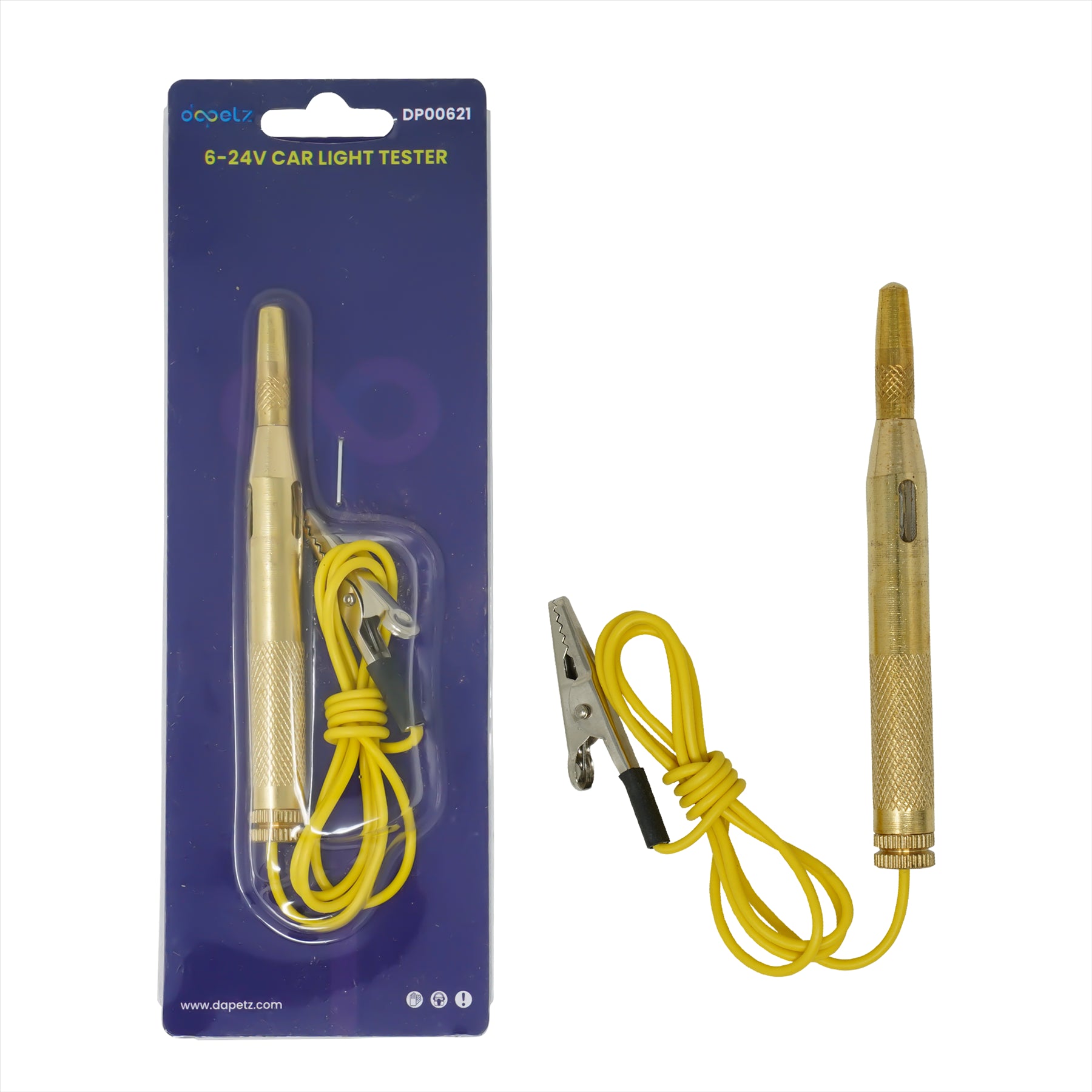 Car Light Tester 6-24V Automotive Electrical Tester Test Lamp, Probe Light by Daptez