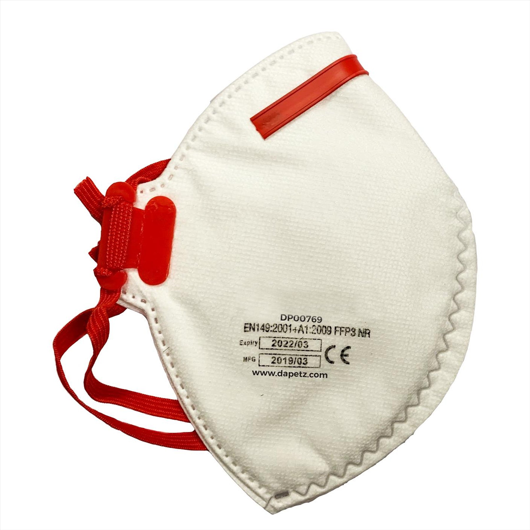 1 Face Mask Respirator Valved FFP3 Sanding Paint Dust Bodyshop Safety Fold Flat by Dapetz