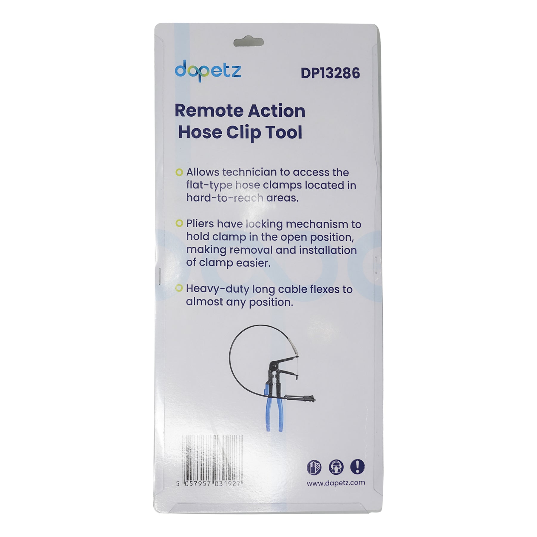 Car Remote Action Radiator Hose Clip Bundle Clamp Tool Removal Plier 18mm - 55m by Daptez