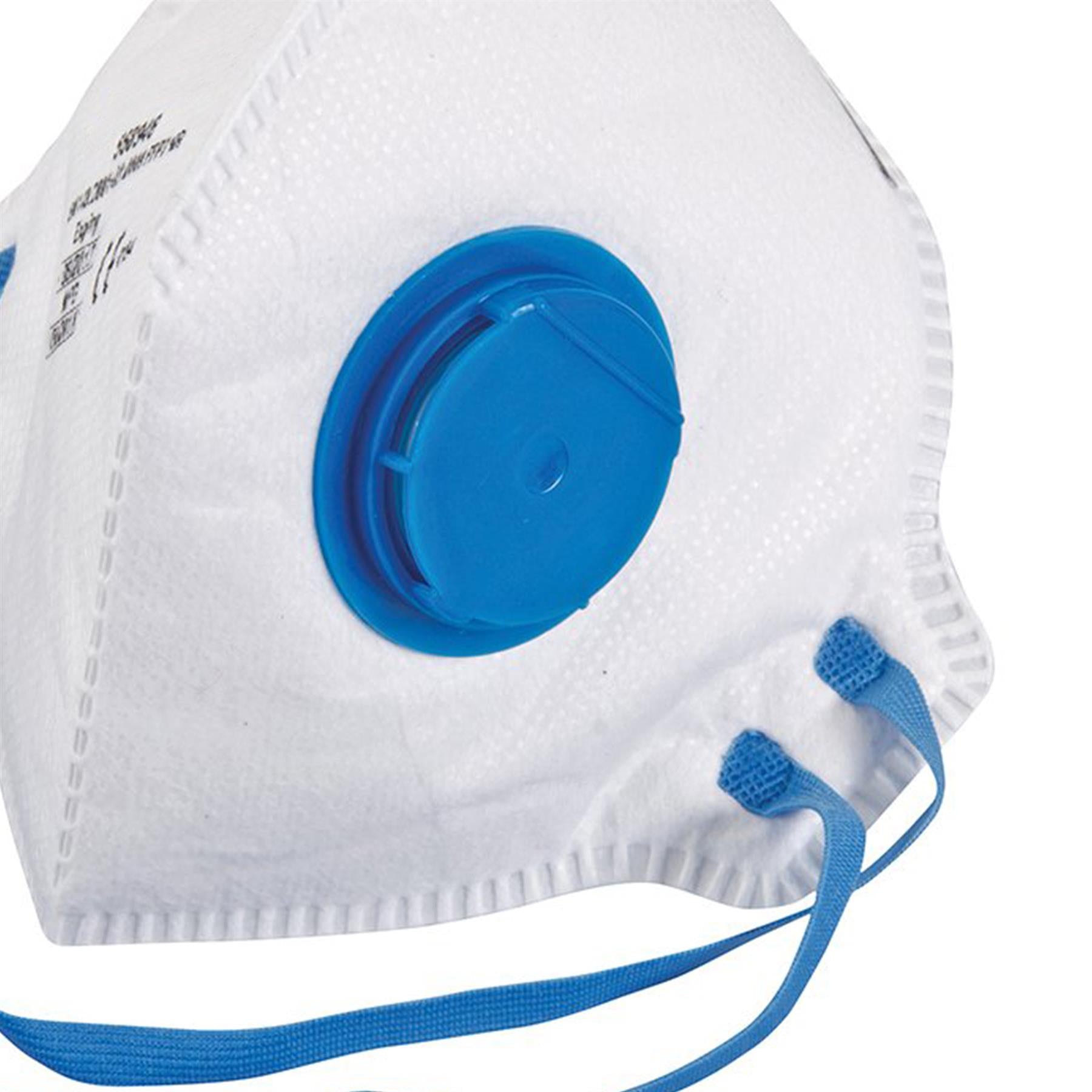 Face Mask Respirator FFP2 Valved Sanding Paint Aerosol Dust Safety