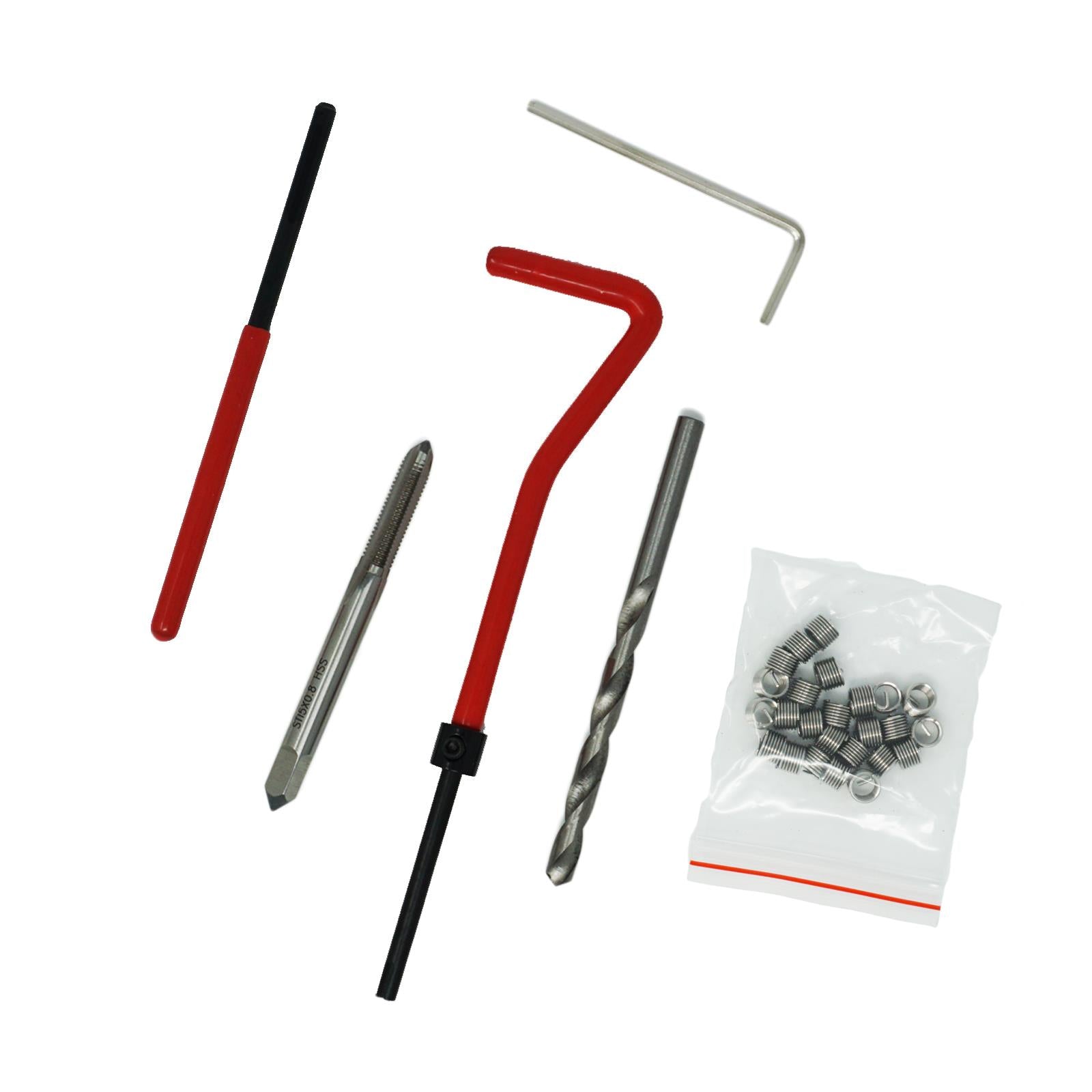(Pack of 25) Helicoil Thread Repair Tool Kit M6 x 1.0 x 8.0mm | Garage & Automotive by Dapetz