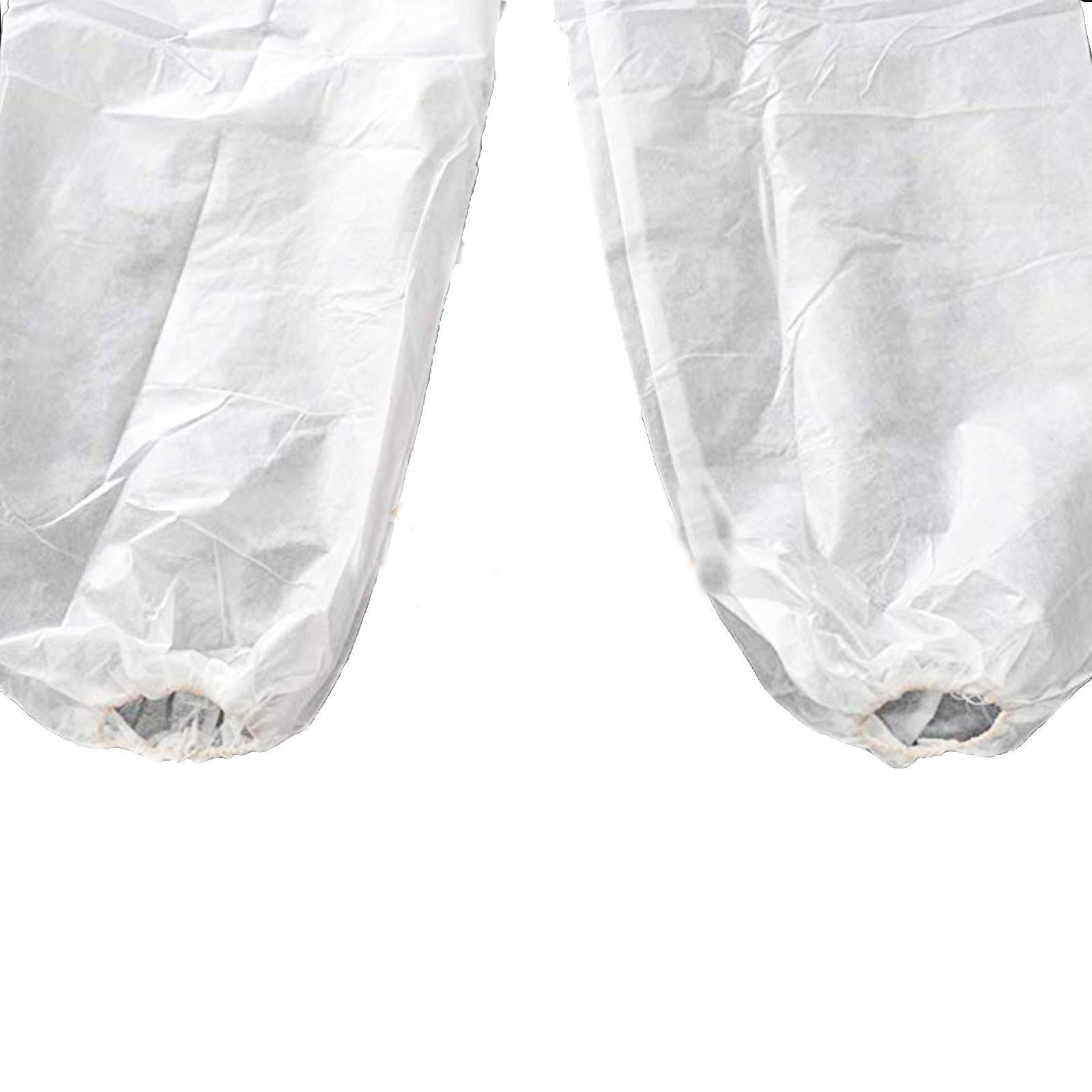 (Pack of 5) Disposable Protective Paper Suits – Medium (120cm, 46") Coveralls by Dapetz