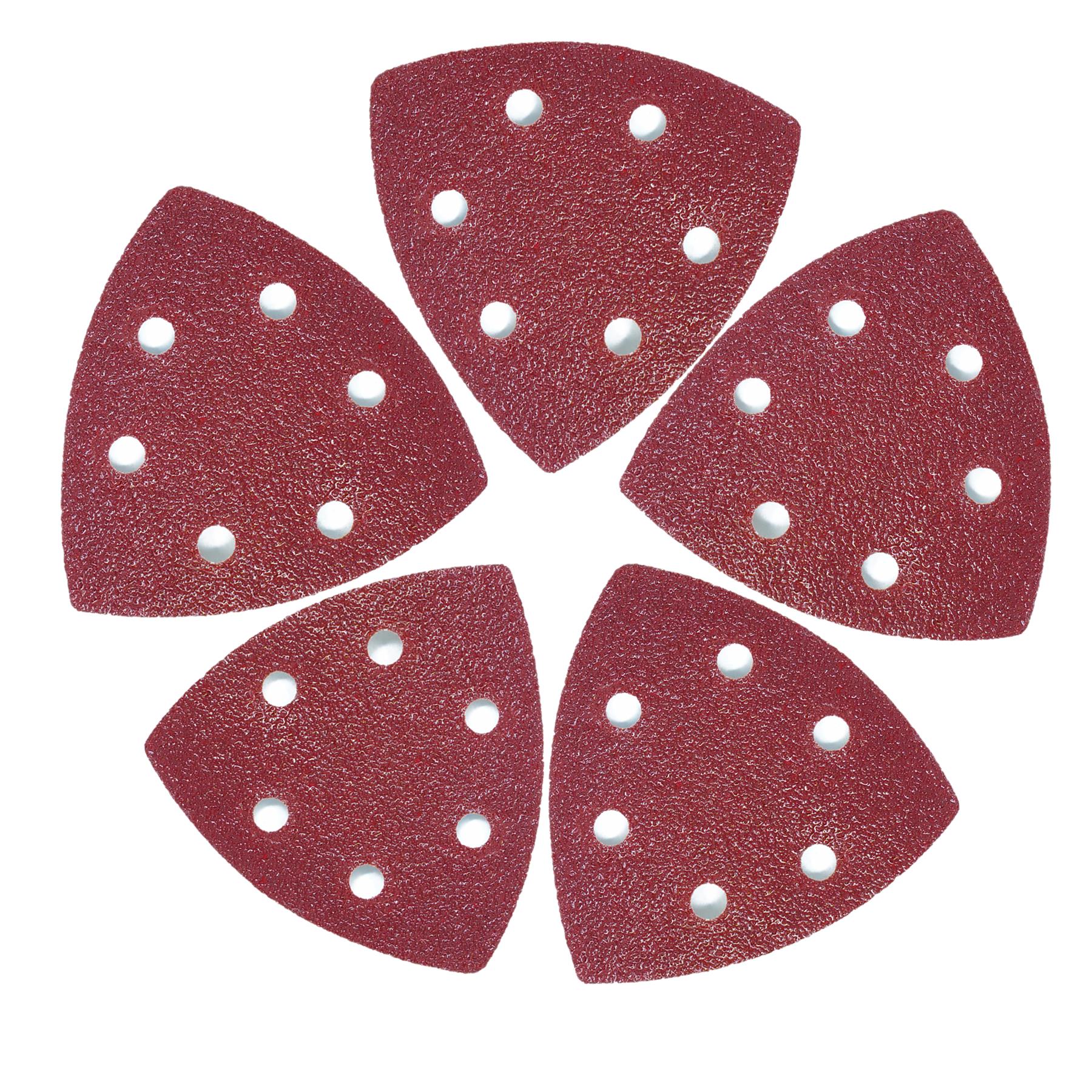 Dapetz Mouse Sanding Sheet 40, 60, 80, & 120 Grit Sandpapers Detail Palm Sander Pad 93mm (Pack of 20)