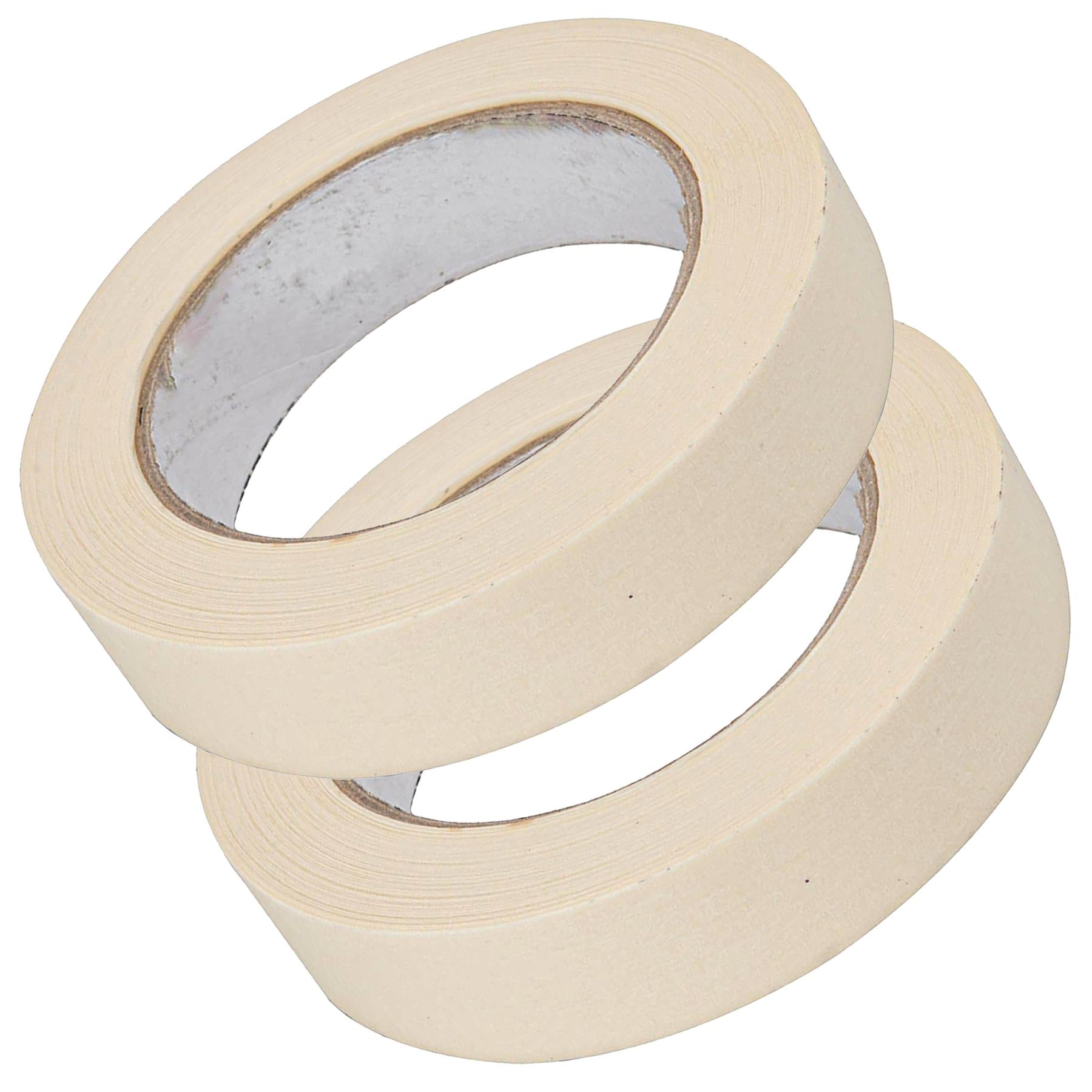 2PCS Masking Tape 25mm x 50m Professional Painting Automotive Auto Car White By Dapetz