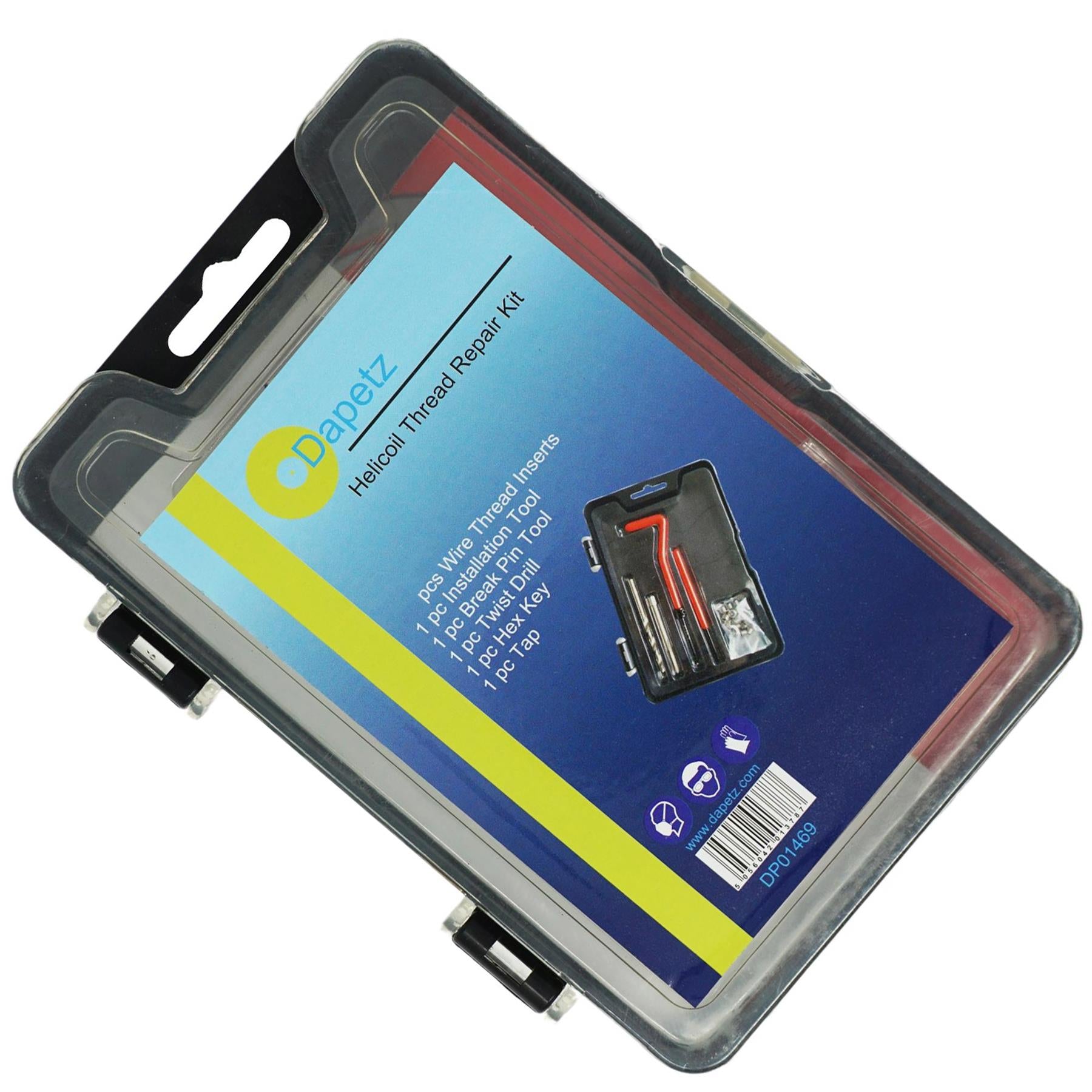 (Pack of 25) Helicoil Thread Repair Tool Kit M6 x 1.0 x 8.0mm | Garage & Automotive by Dapetz