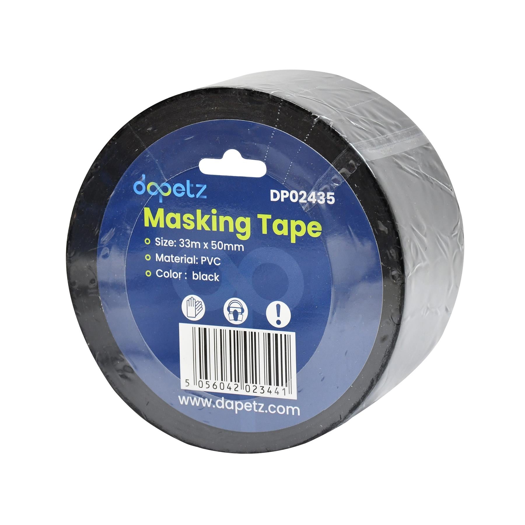Electrical Tape Insulation PVC Electricians Insulating Tape 50mm x 33m Black by Daptez