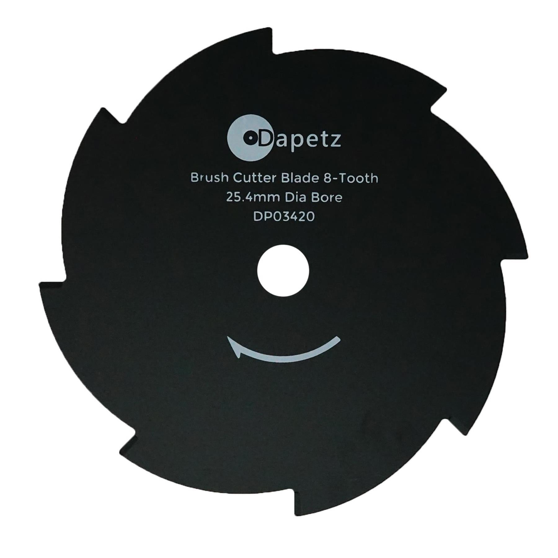 Cutter Blade Brush Tooth  25.4mm (1") Bore Strimmer 8 Dapetz